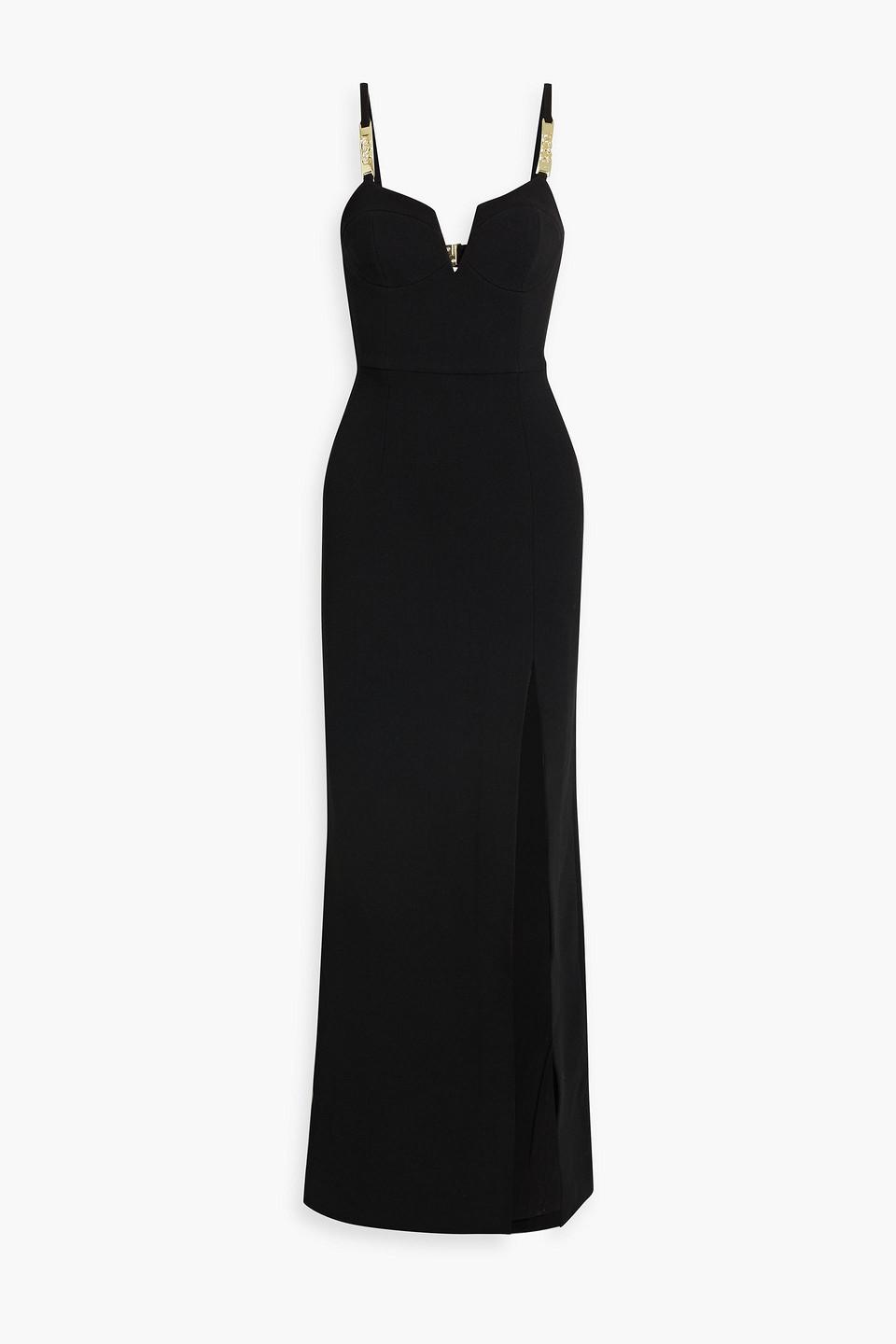関税込【REBECCA VALLANCE】Isabella asymmetric crepe gown Isabella asymmetric crêpe gown in pink - Rebecca Vallance