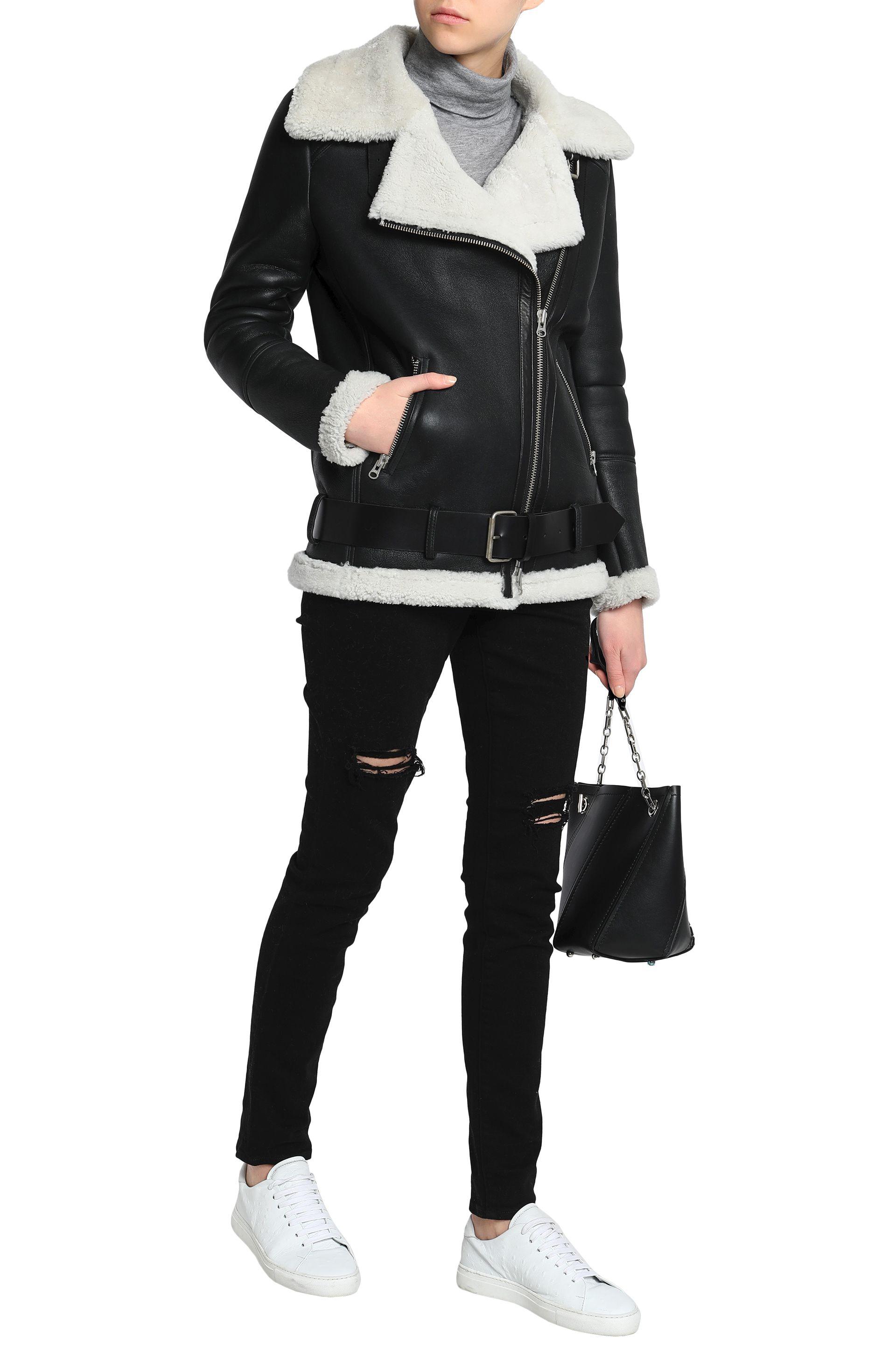 muubaa shearling jacket