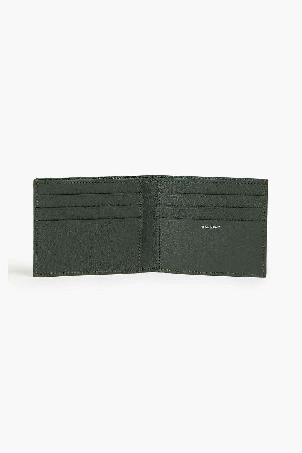 Paul Smith Pebbled-leather Wallet in Green for Men | Lyst UK