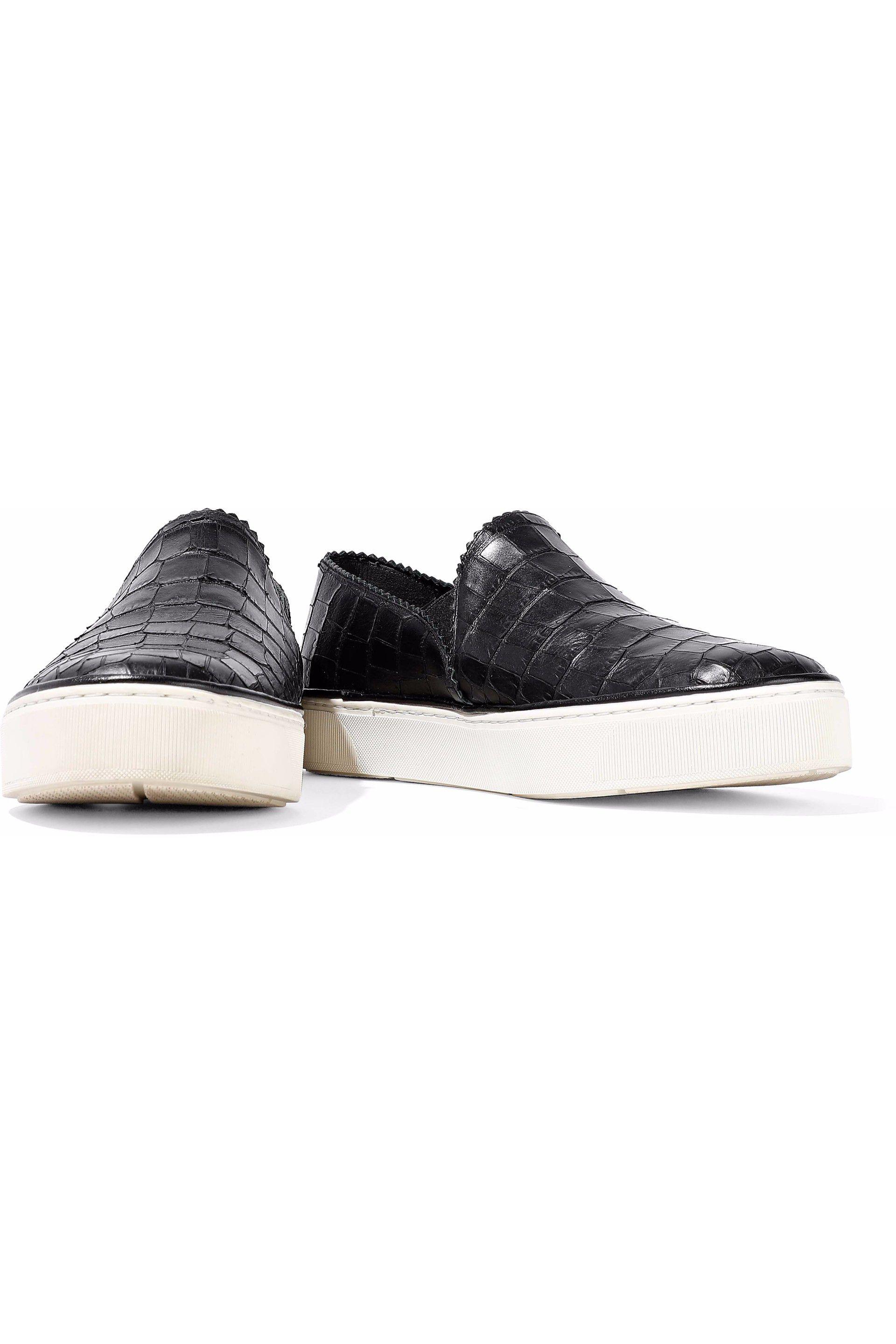 stuart weitzman slip on sneakers