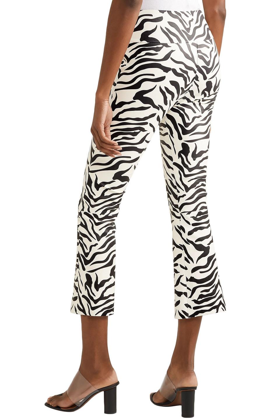 flared zebra pants