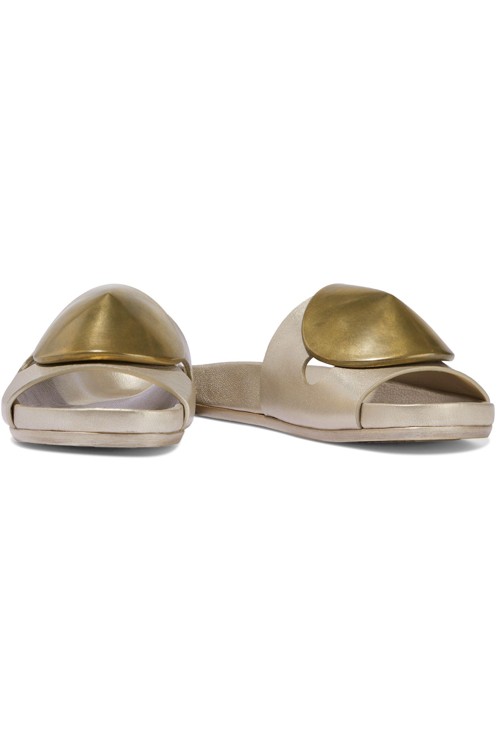 womens slides rose gold