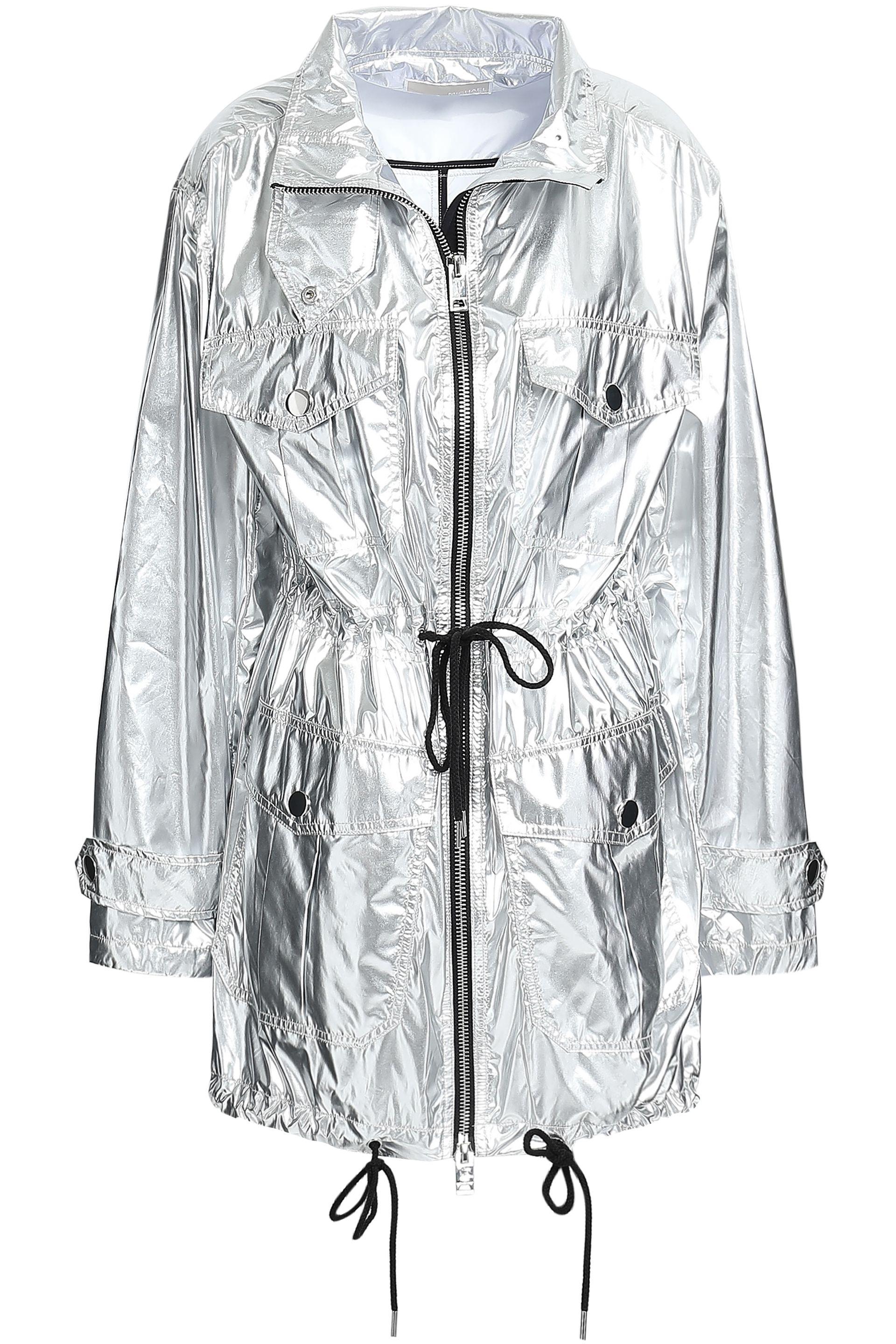 michael kors silver coat