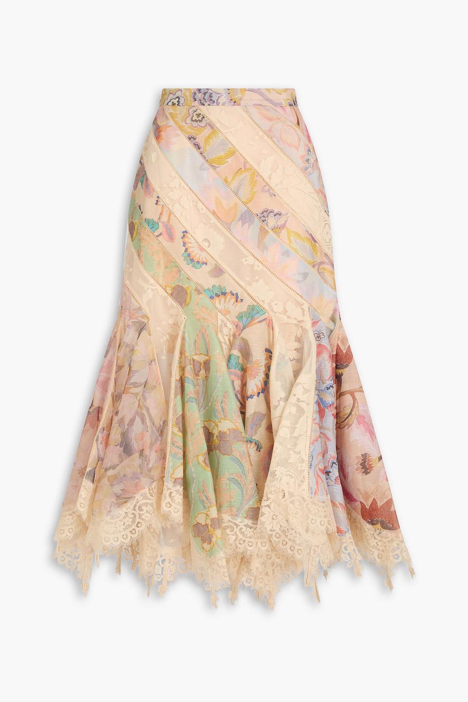 ZIMMERMANN Women Mid Skirts 3967DS251 PINK Skirts ZIMMERMANN ZIMMERMANN Women Mid Skirts 3967DS251 PINK Skirts ZIMMERMANN