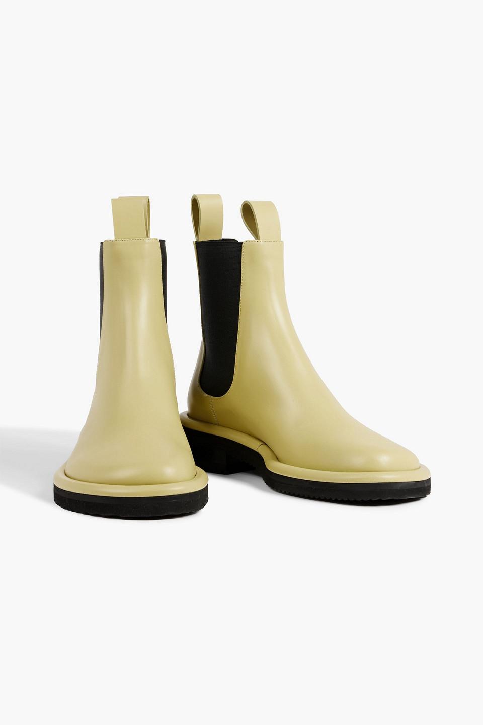 Proenza Leather Chelsea Boots in Black | Lyst