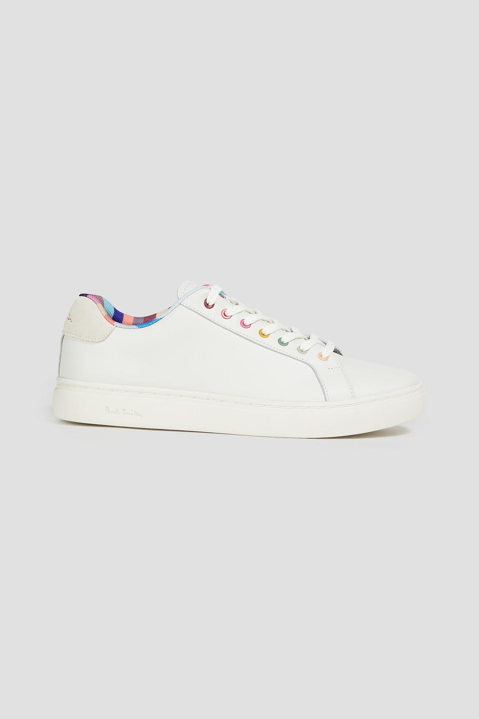 Paul Smith Lapin Leather And Suede Sneakers in White | Lyst