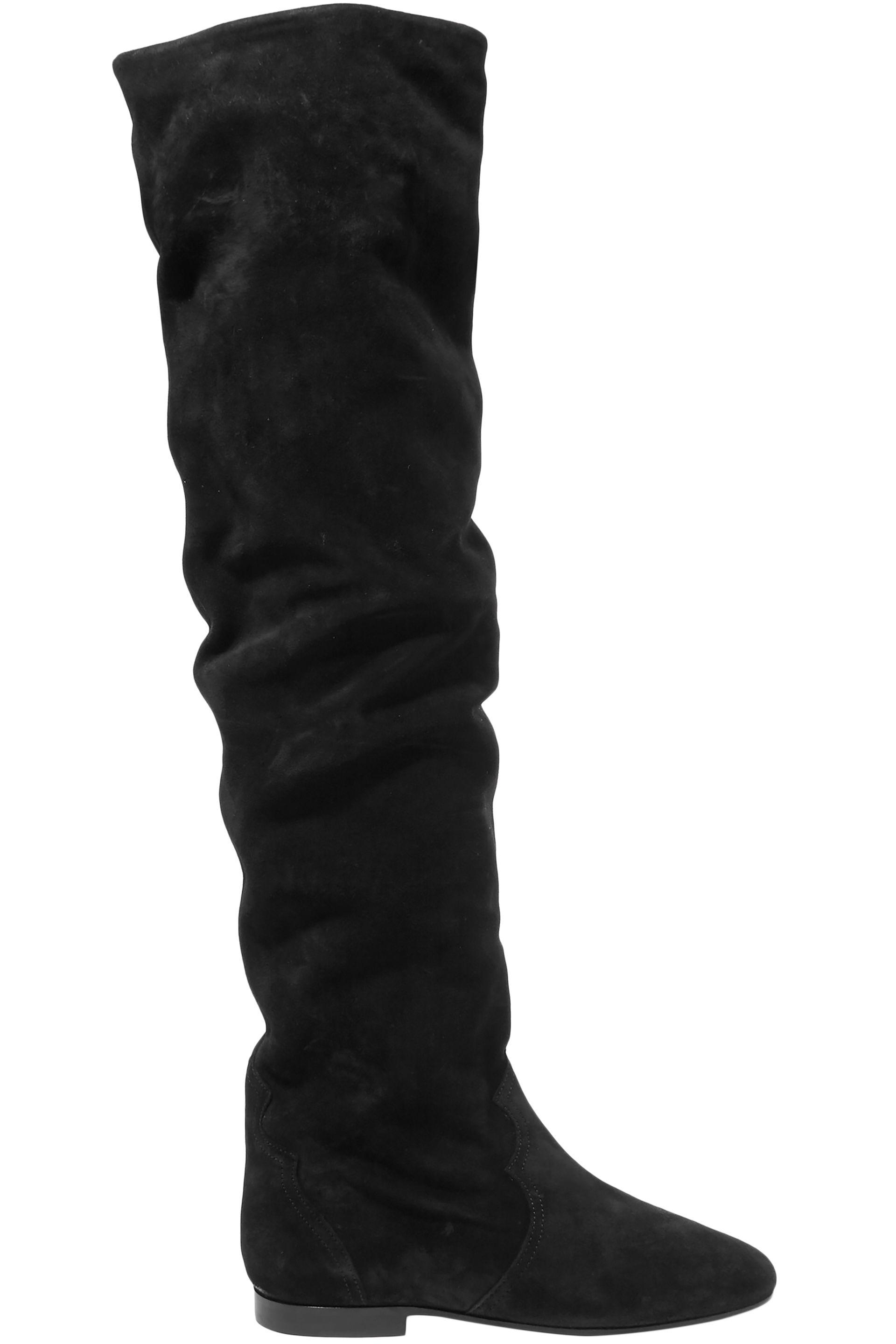 isabel marant suede boots