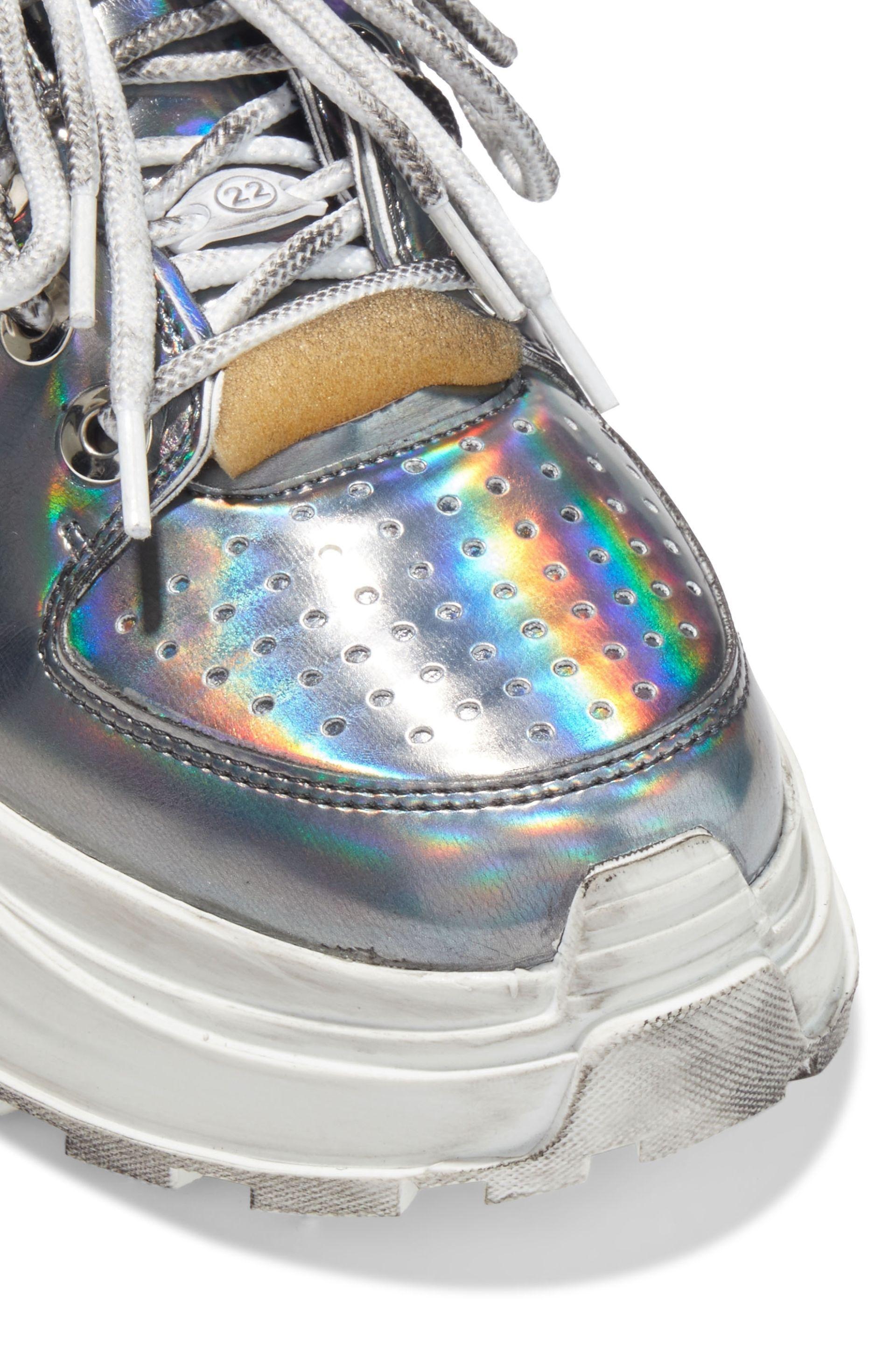 maison margiela holographic boots
