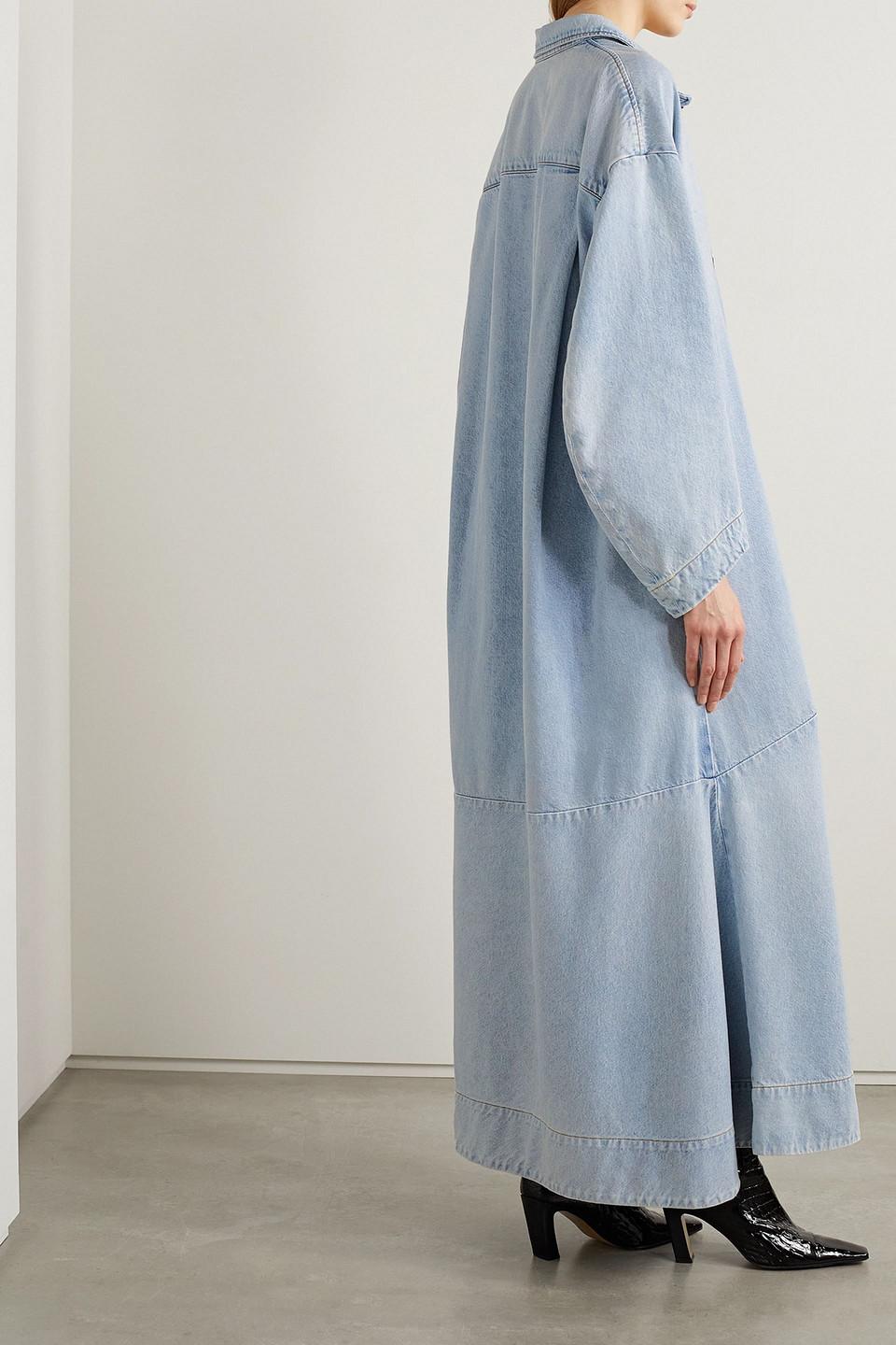 khaite denim dress Mags denim minidress in blue - Khaite