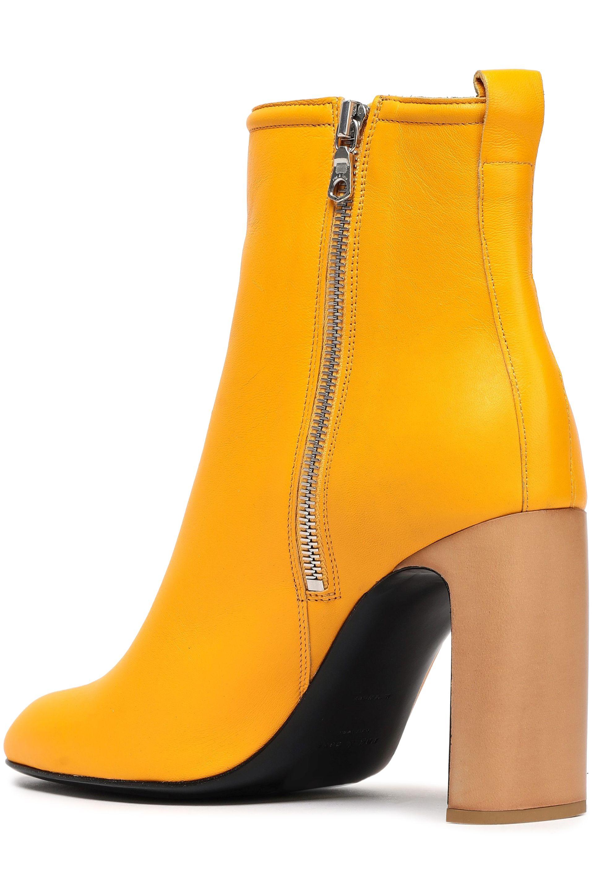 womens mustard yellow ankle boots