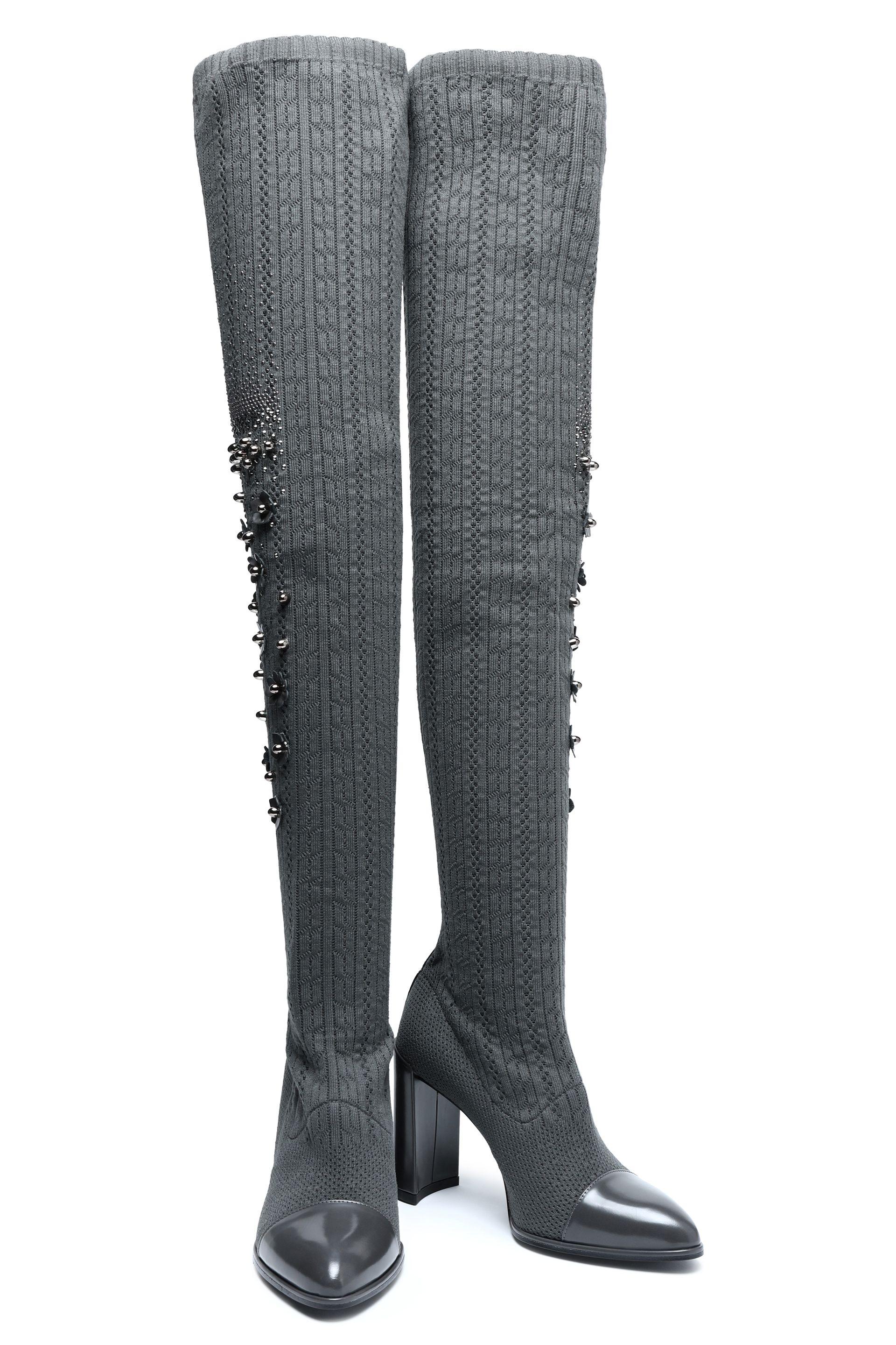 stuart weitzman embellished boots