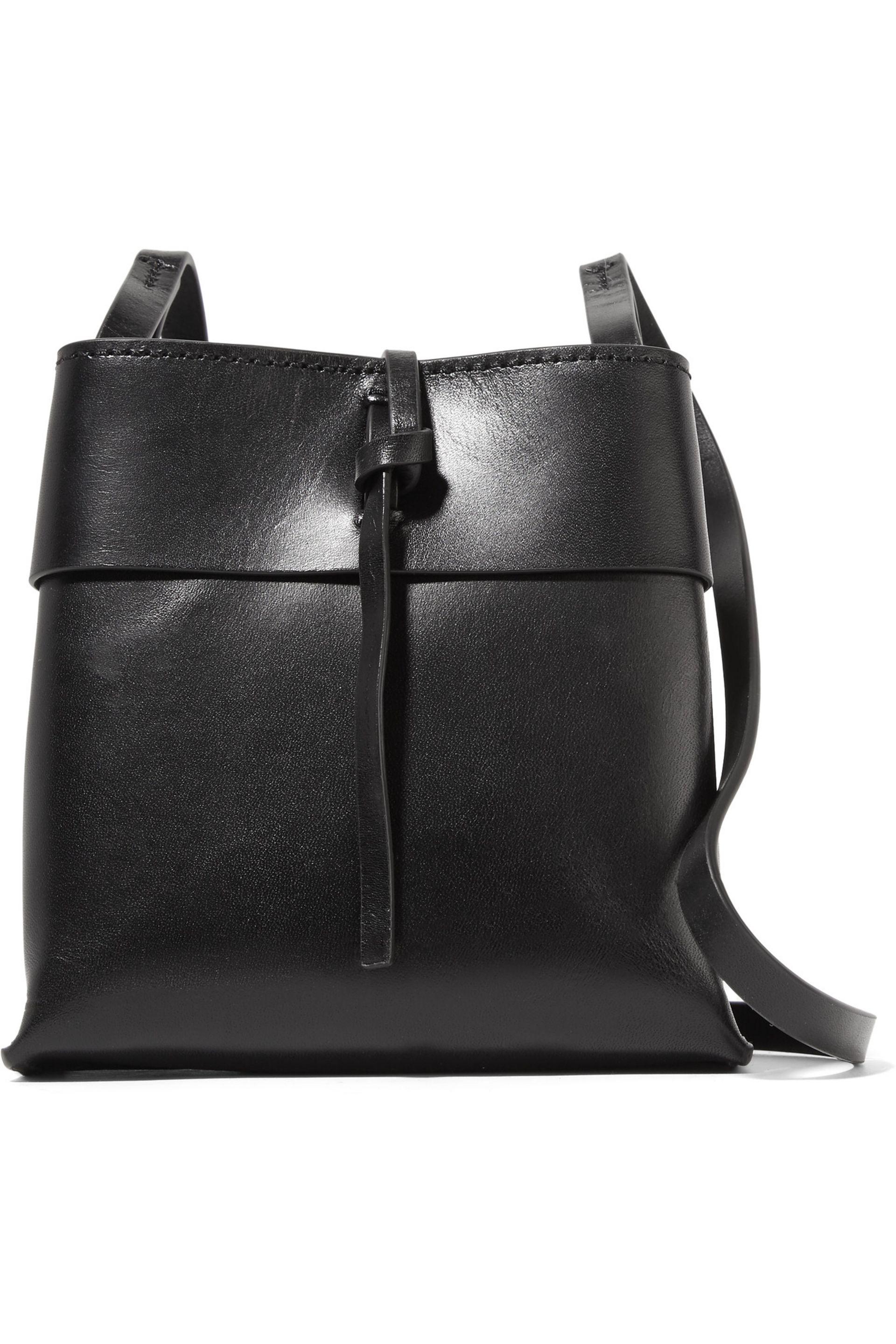 kara tie leather shoulder bag