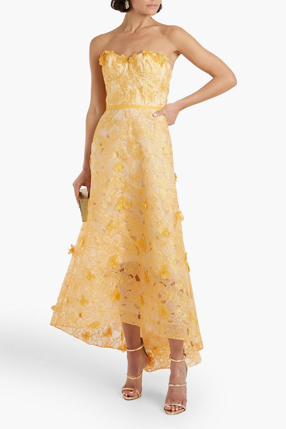 Marchesa yellow gown 2025