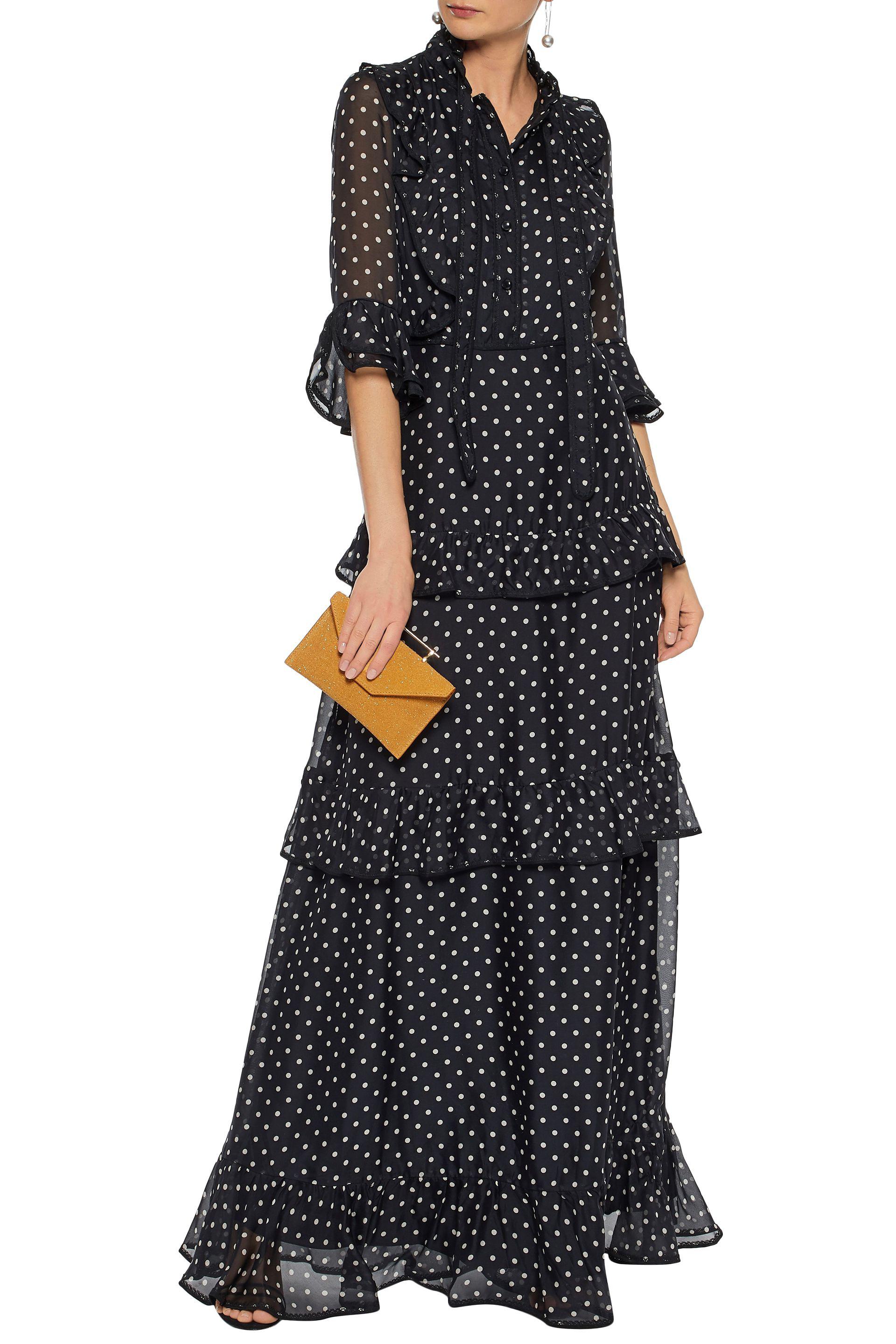 Mikael aghal polka dot dress Clearance