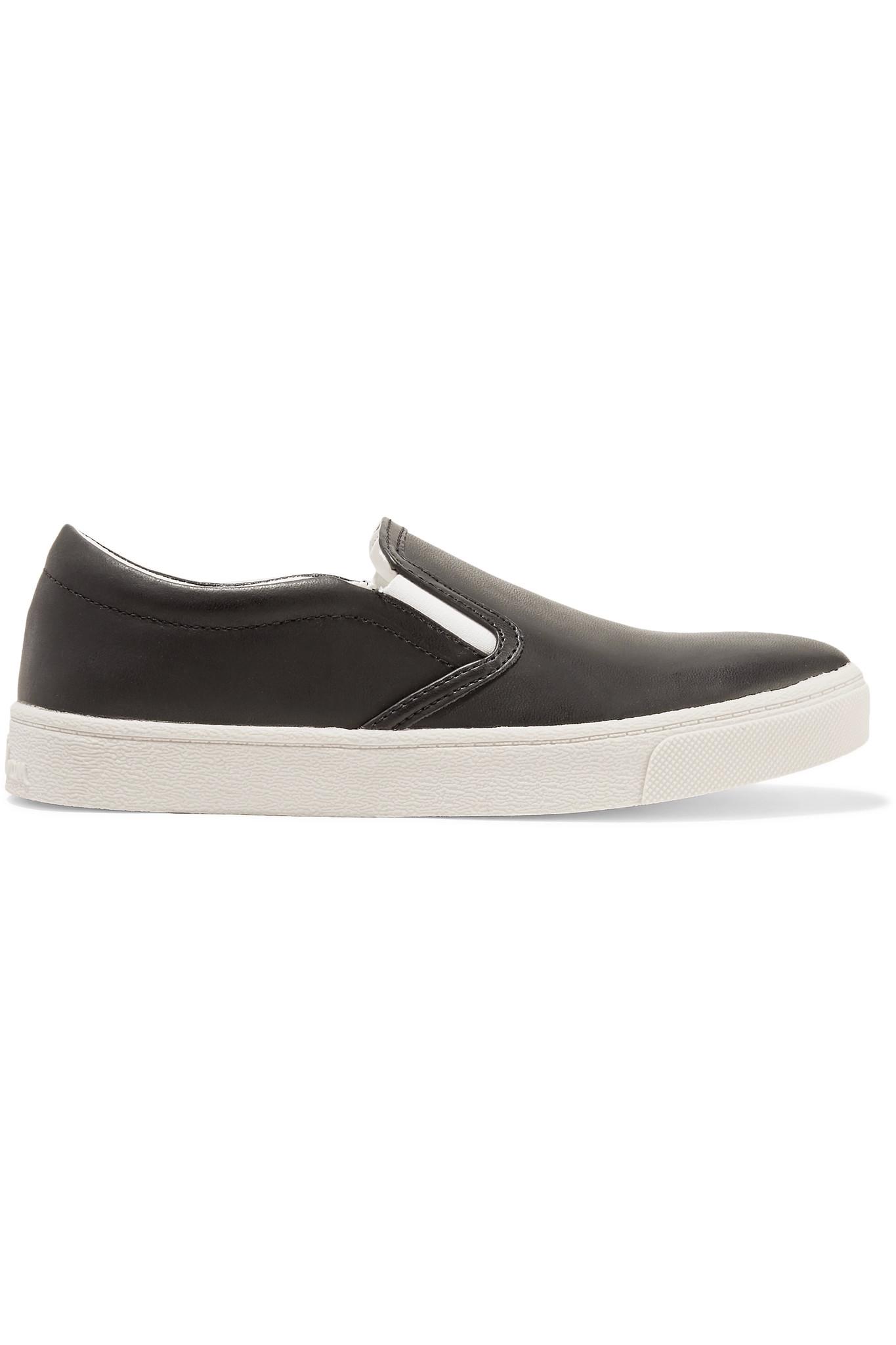 sam edelman black slip on sneakers