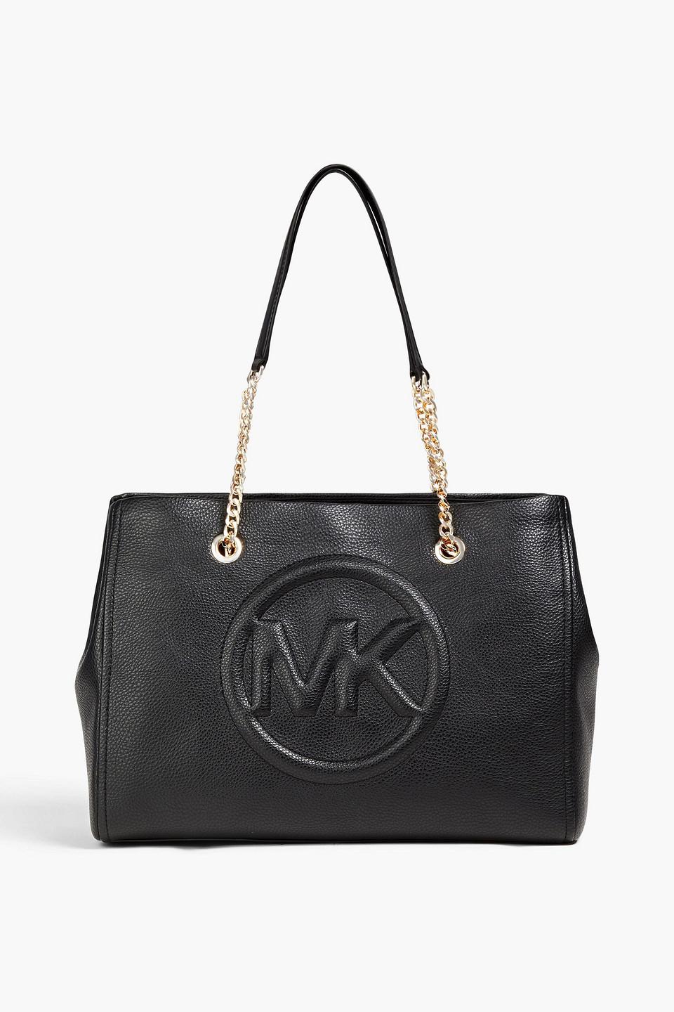 MICHAEL Michael Kors Brynn Faux Textured-leather Tote in Black | Lyst  Australia