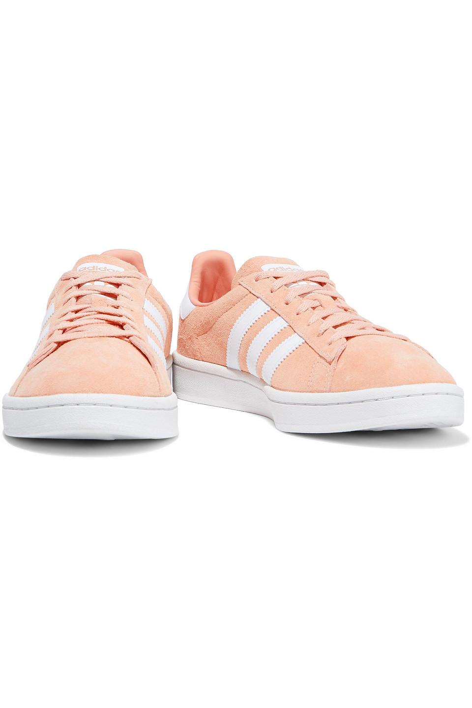 peach adidas trainers