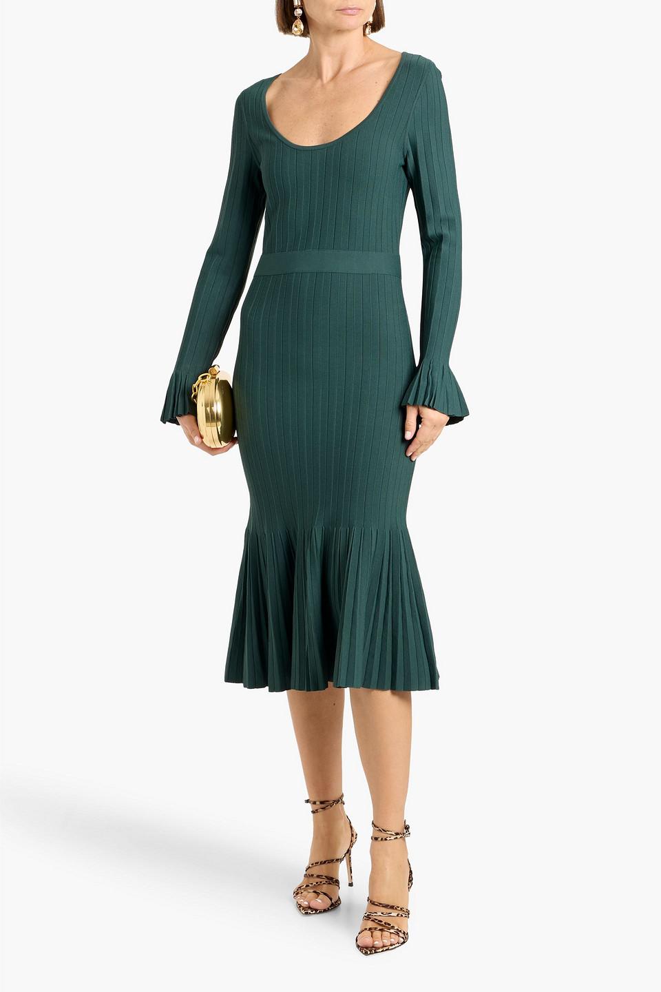 Green Herv Lger Dresses for Women | Lyst Green Herv Lger Dresses for Women | Lyst