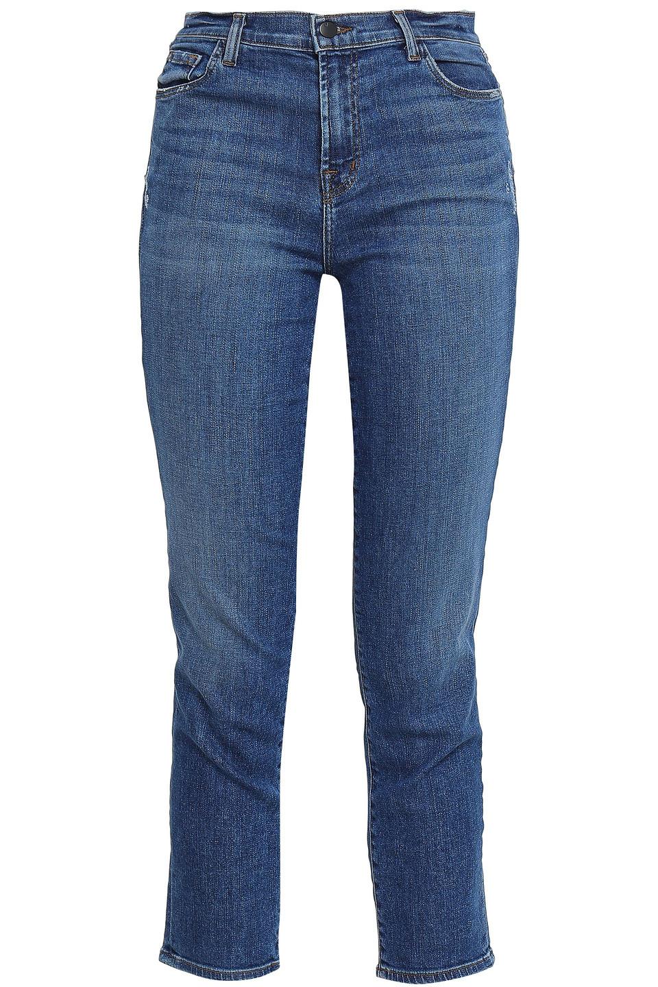 Leg Jeans J Brand Skinny Jeans Uk J Brand Cropped High-rise Skinny