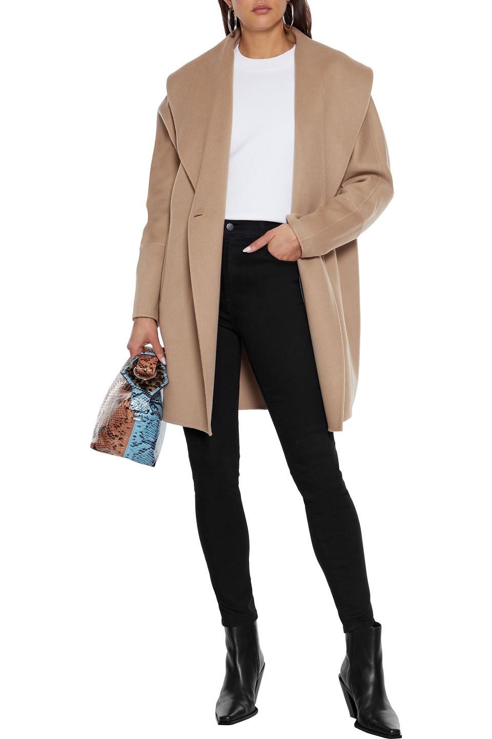 J Brand Camryn Double-breasted Wool And 
