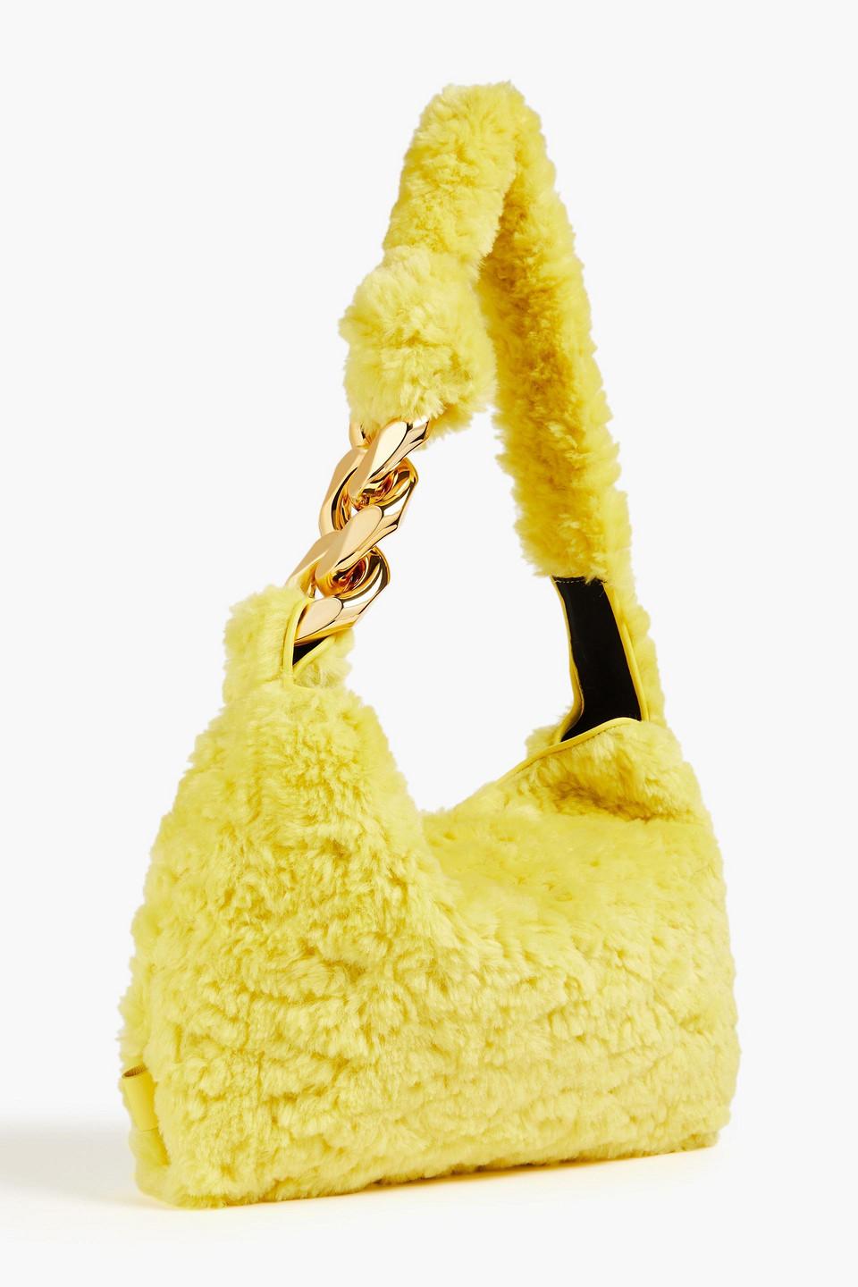 バッグ・カバンその他 JW ANDERSON Woman Mini bag Yellow HB0697LA0355 210 JW Anderson Women's' Popcorn Basket Shoulder Bag in Yellow