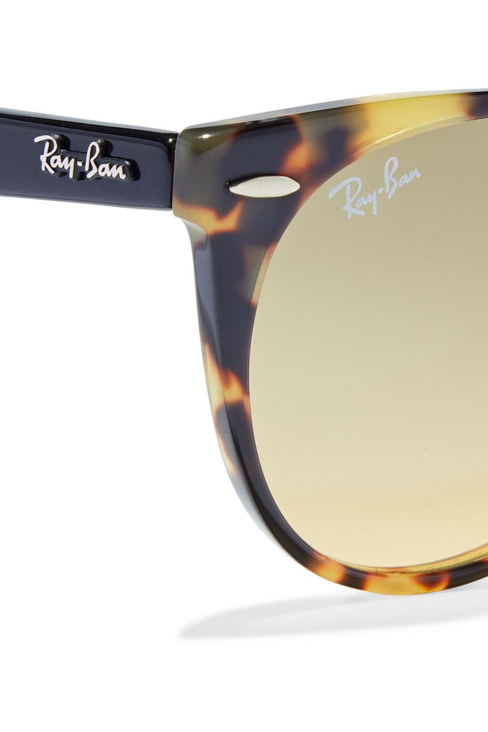 Ray-Ban D-frame Tortoiseshell Acetate Sunglasses in Brown | Lyst