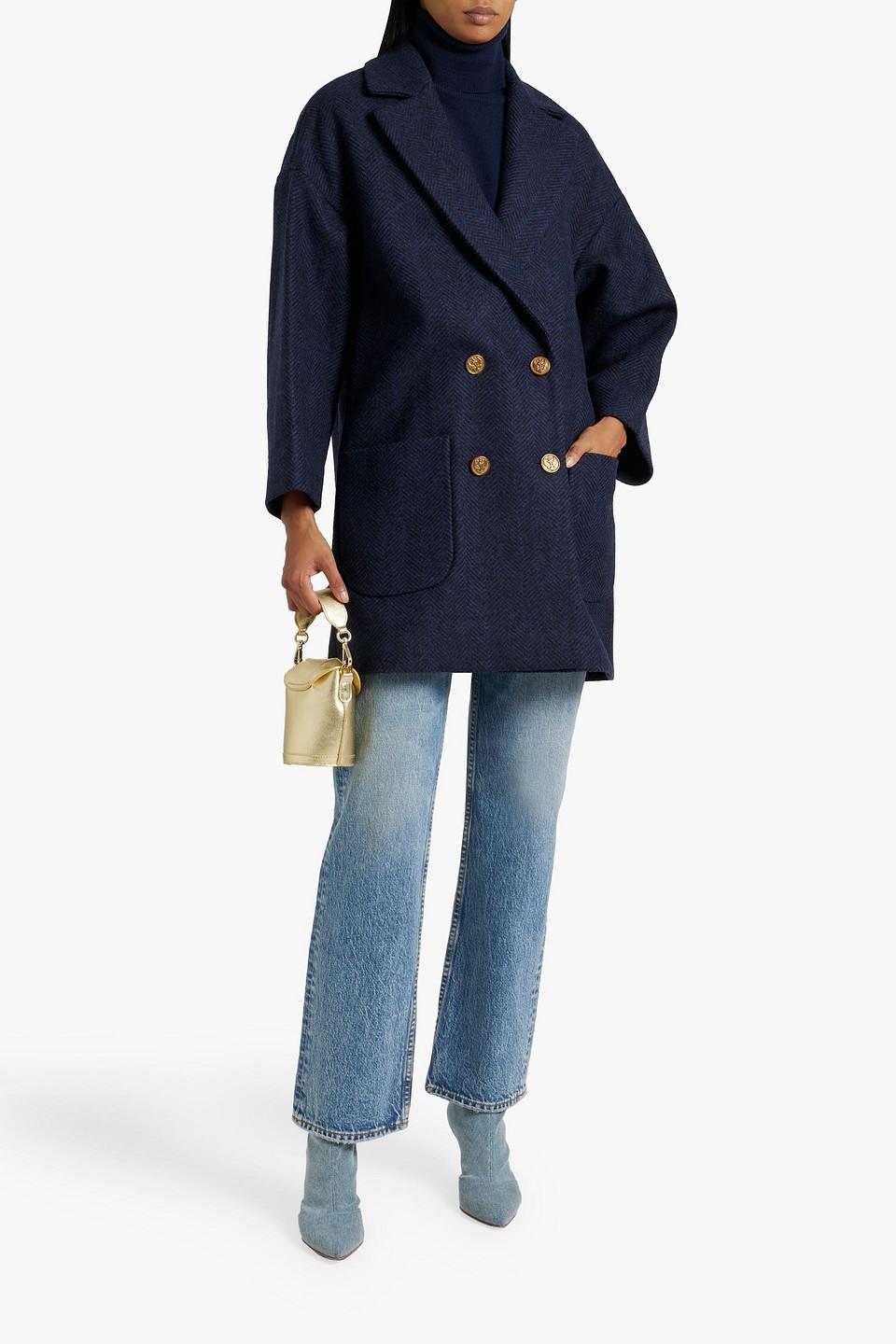 Red valentino hotsell wool coat