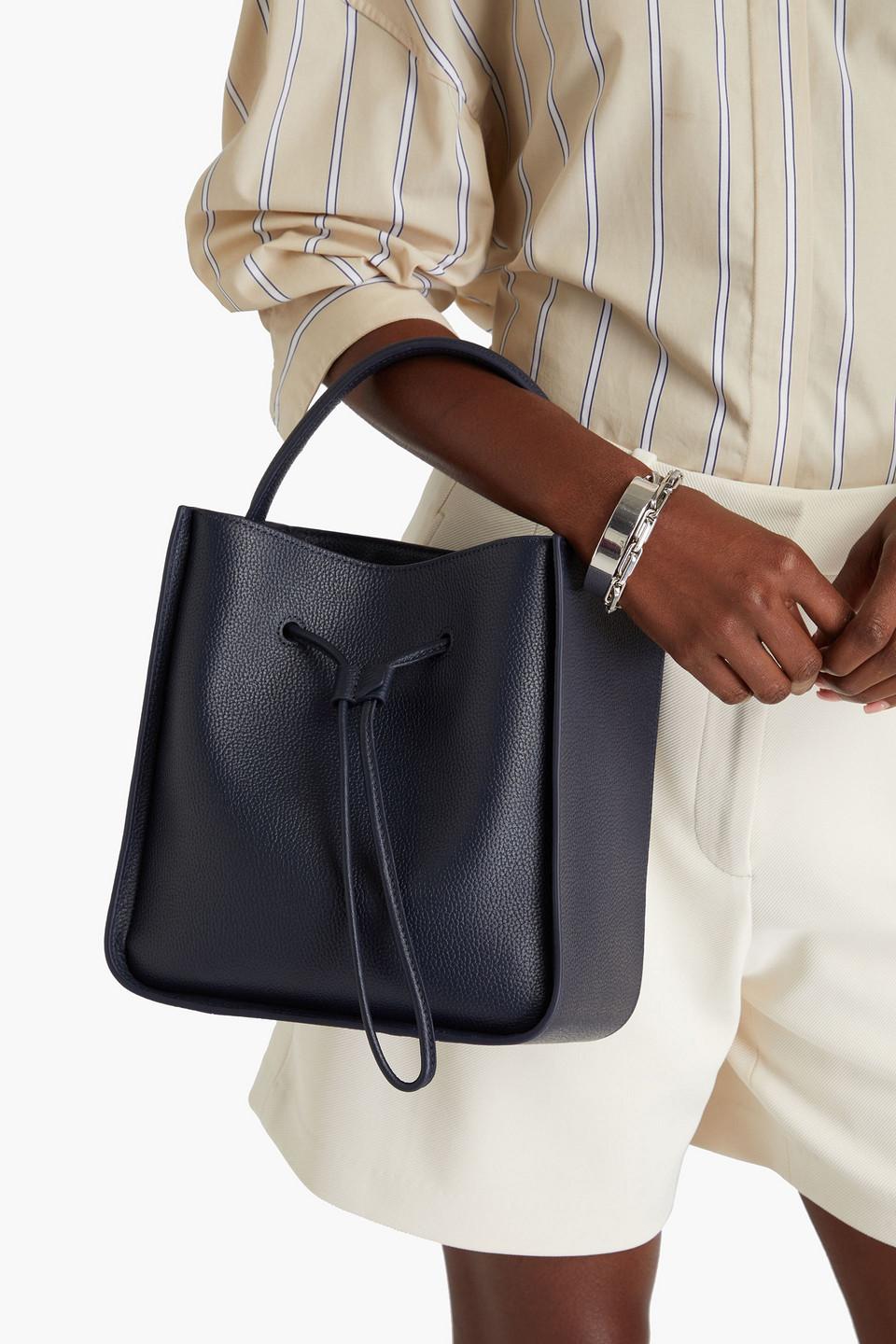 Phillip Lim Soleil Small Pebbled-leather Bucket Bag in Blue Lyst