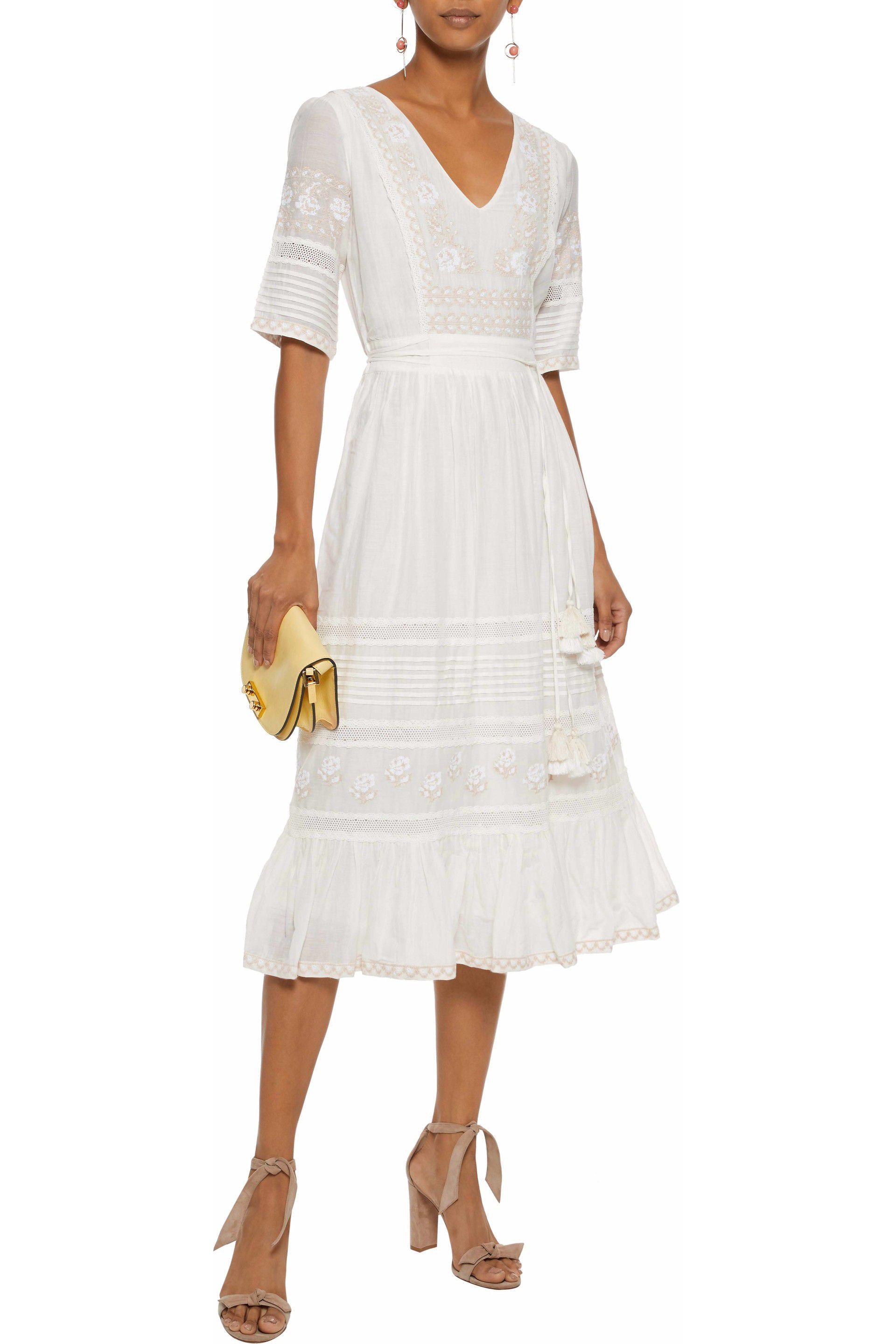 love sam embroidered dress