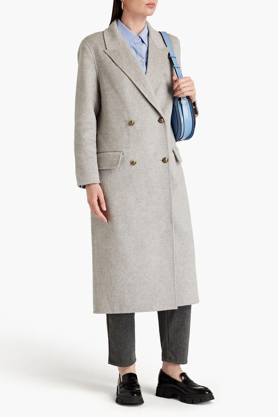 Sandro grey best sale coat
