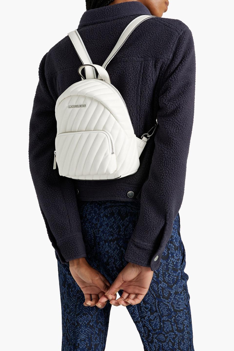 Michael kors quilted leather backpack discount