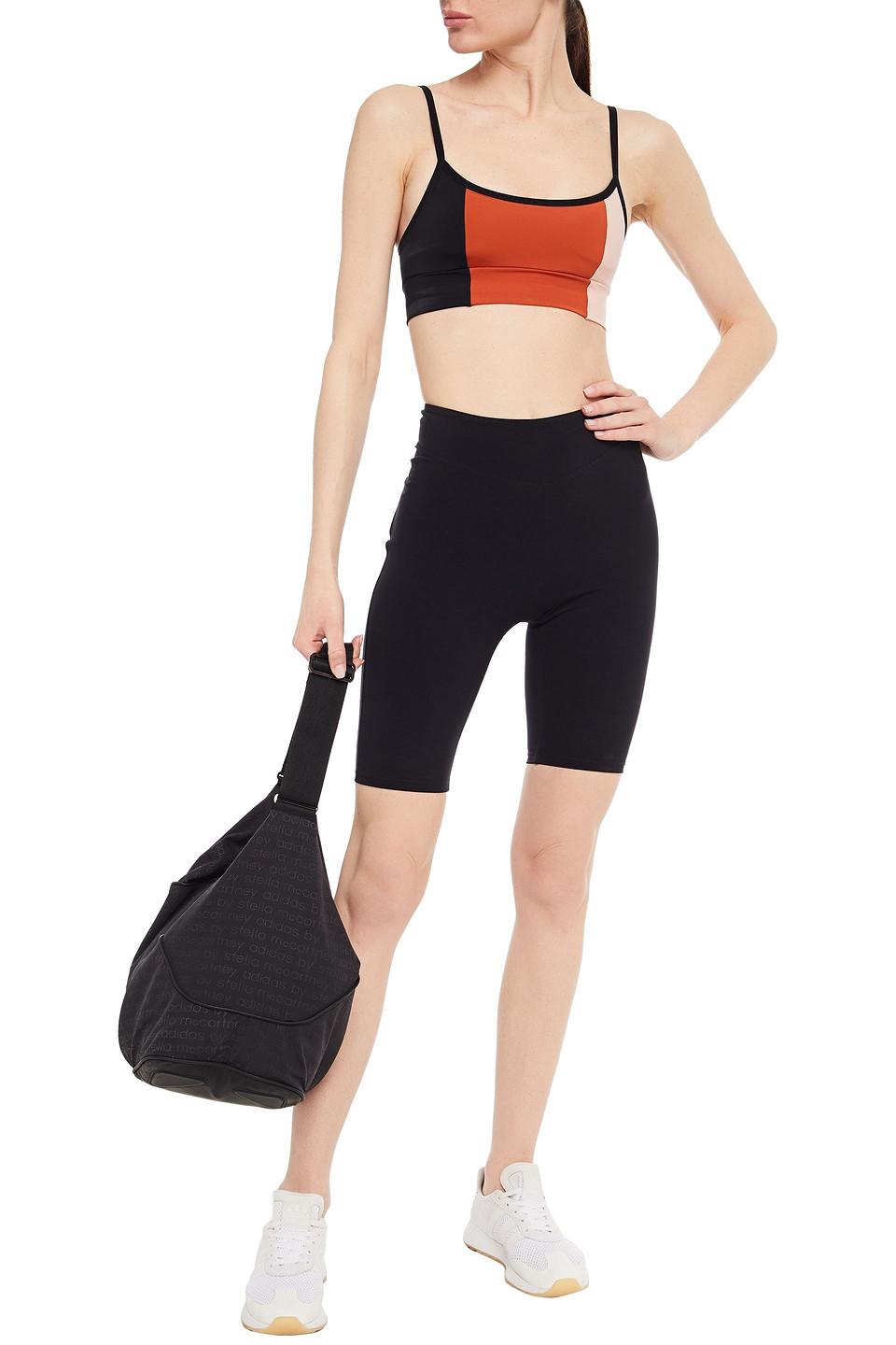 The Upside Synthetic Natacha Color-block Stretch Sports Bra in Black - Lyst