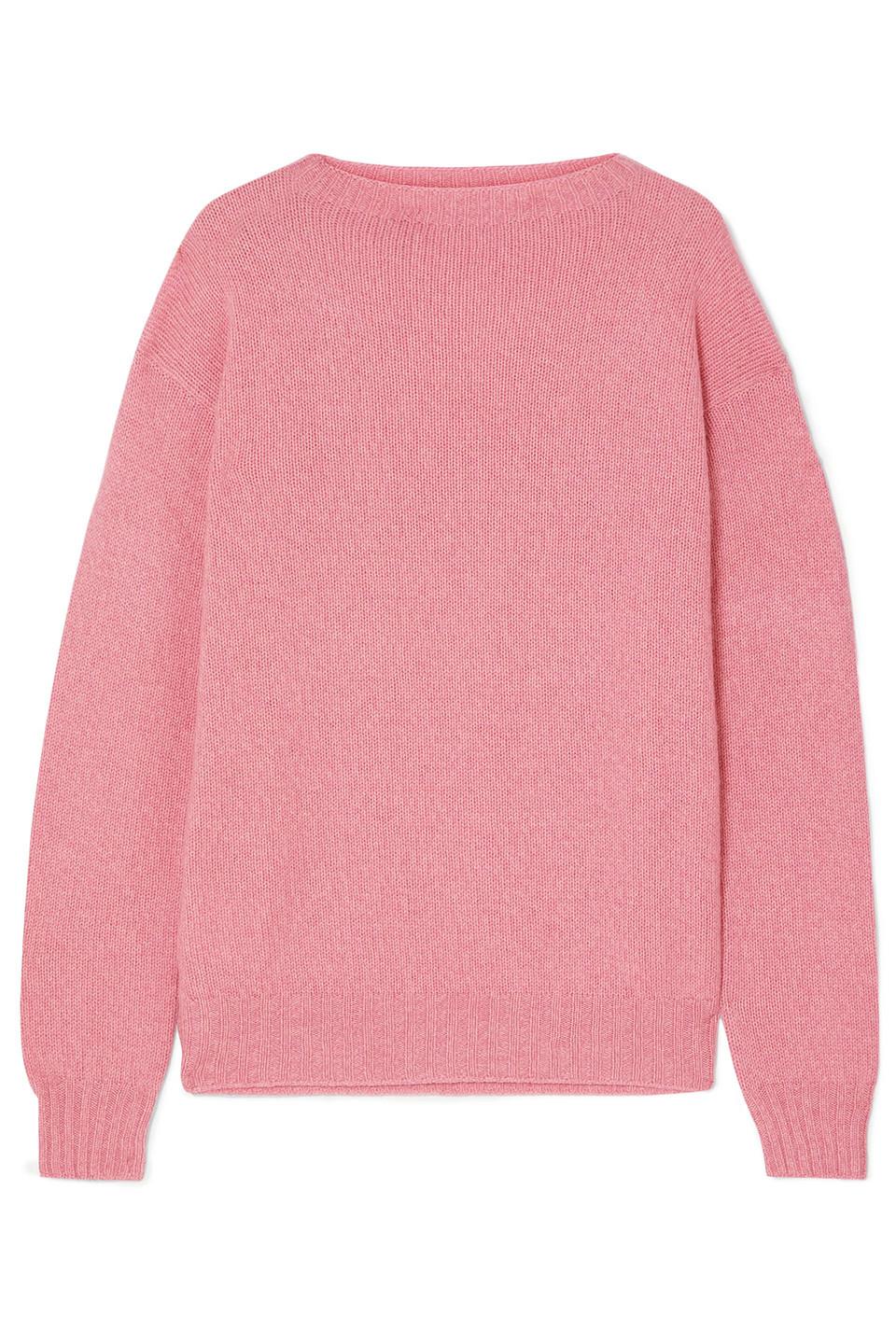 Bubblegum pink cashmere jumper Clearance