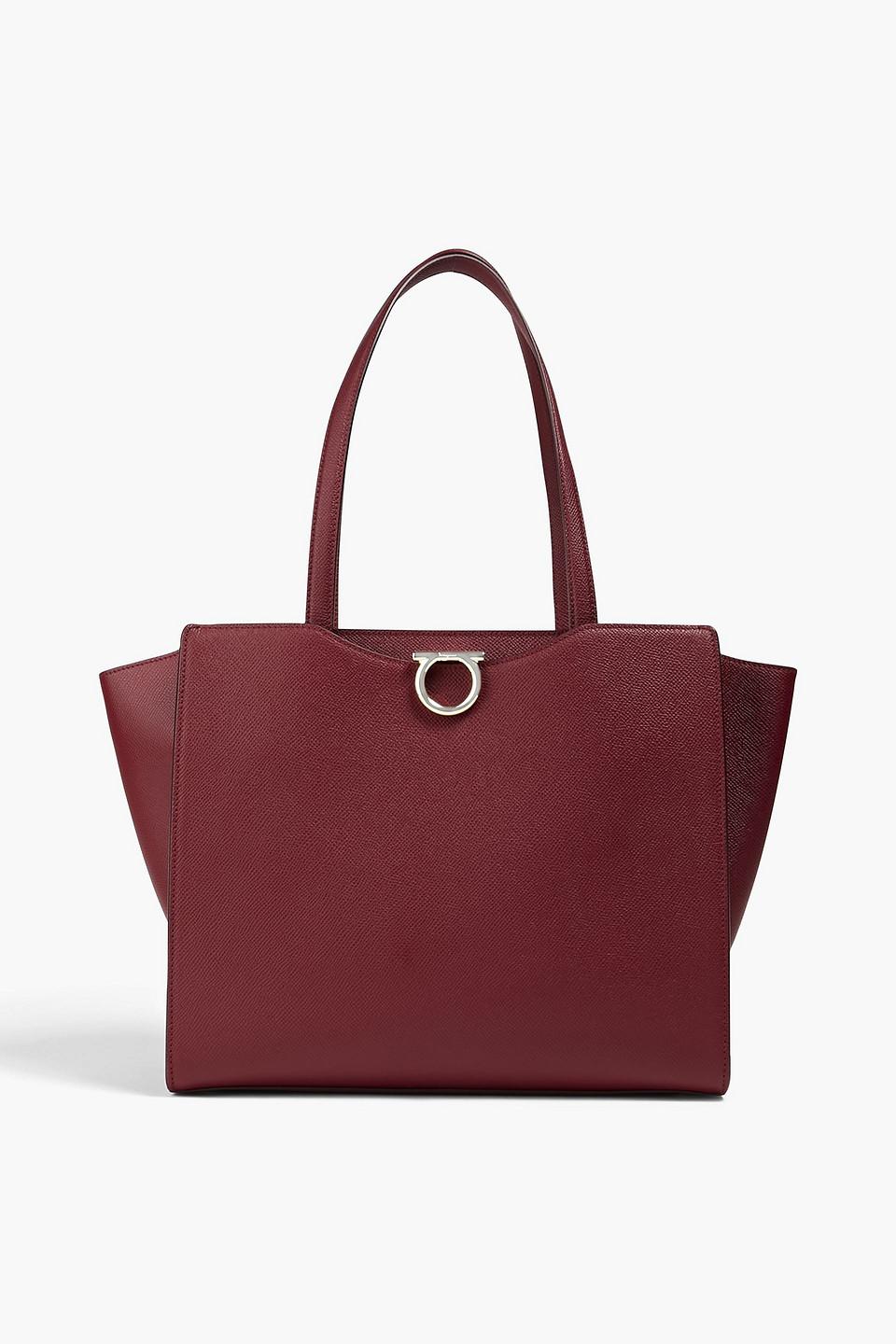 ◆FERRAGAMO NEW◆ジェミニ・ペブルド・レザー・トートバッグ◆ ◇FERRAGAMO NEW◇ジェミニ・ペブルド・レザー・トートバッグ