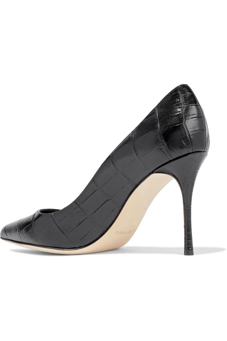 sergio rossi black pumps
