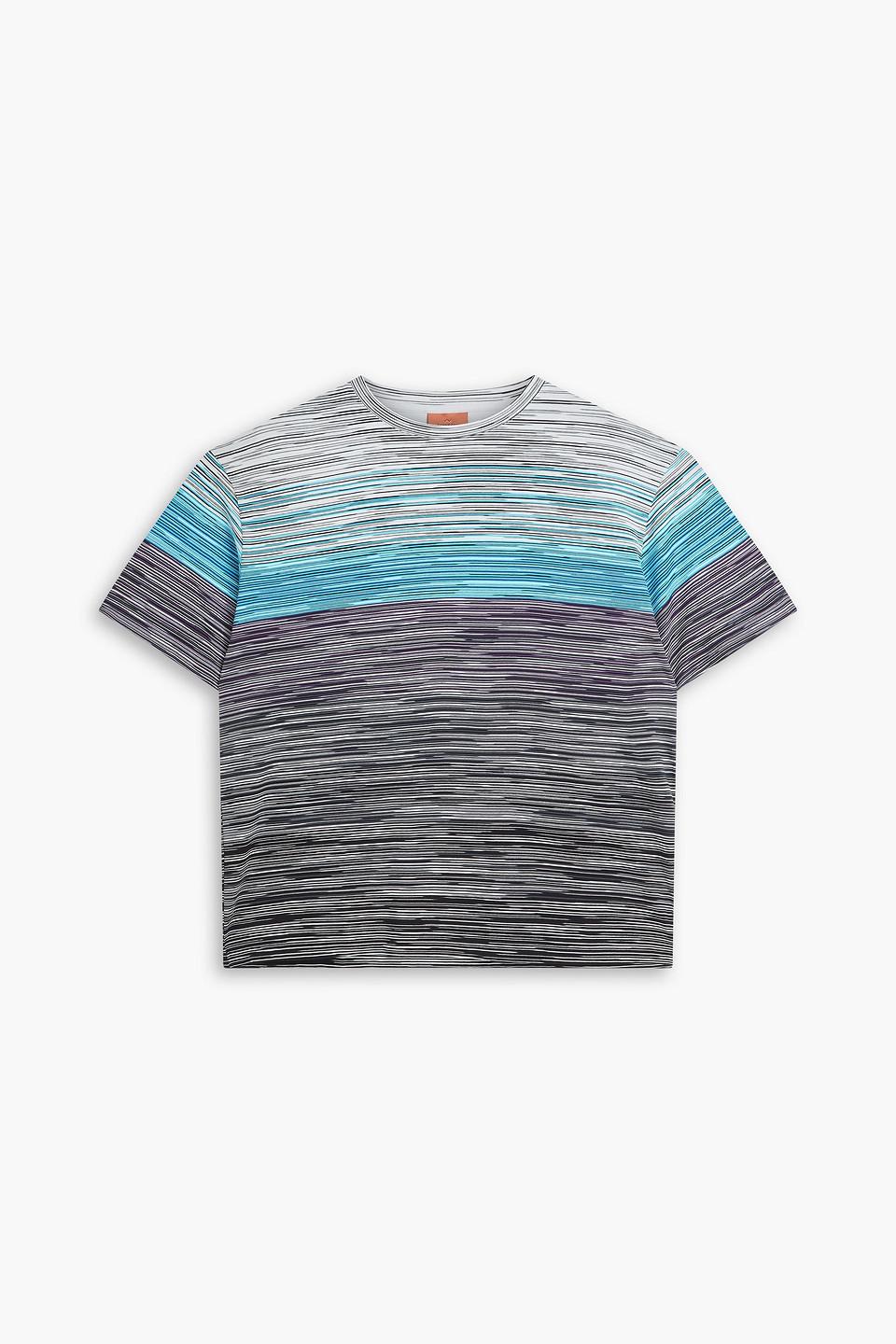 MISSONI★素敵！Space-dyed cotton-jersey T-shirt MISSONI Space-dyed cotton-jersey T-shirt | THE OUTNET