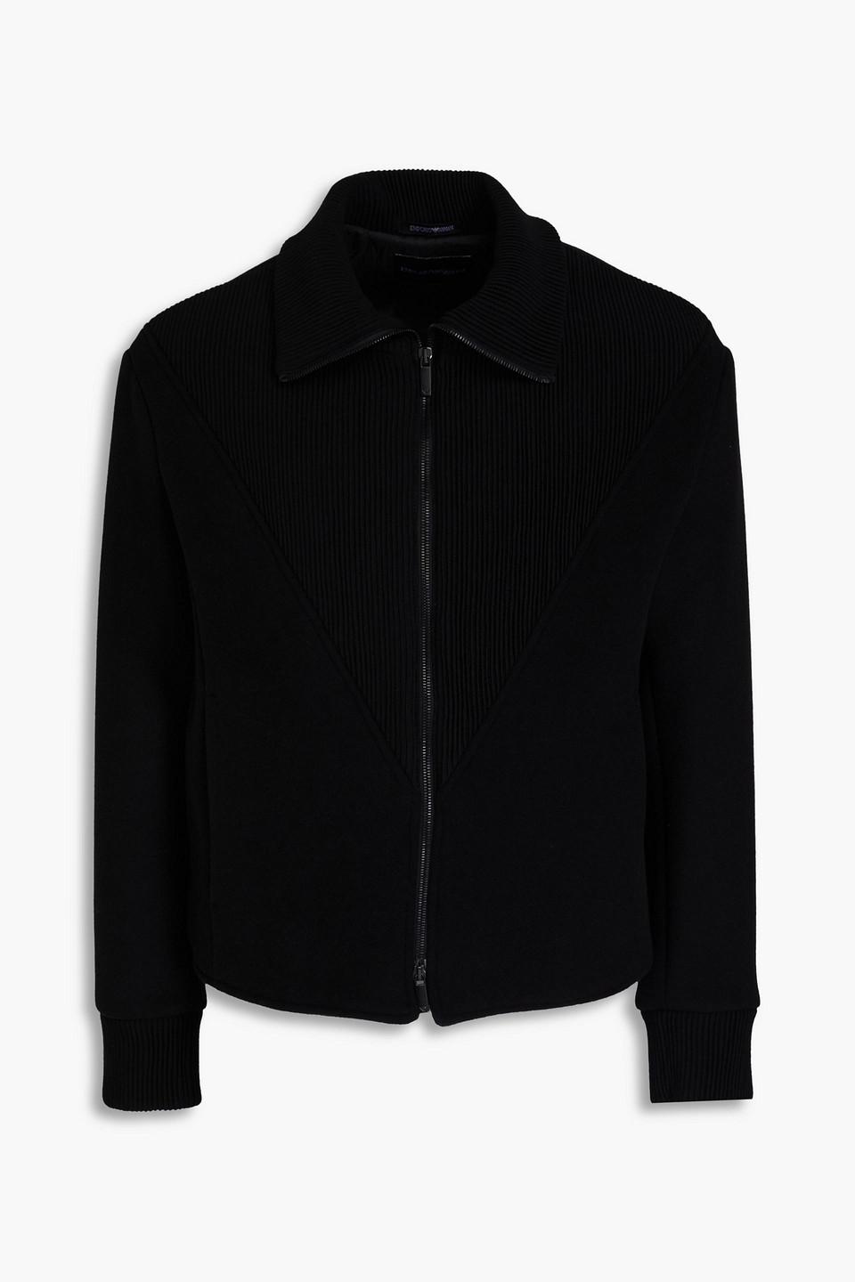 Black felt jacket online