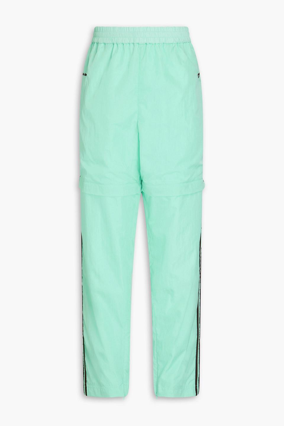 adidas Originals Convertible Shell Track Pants in Green for Men