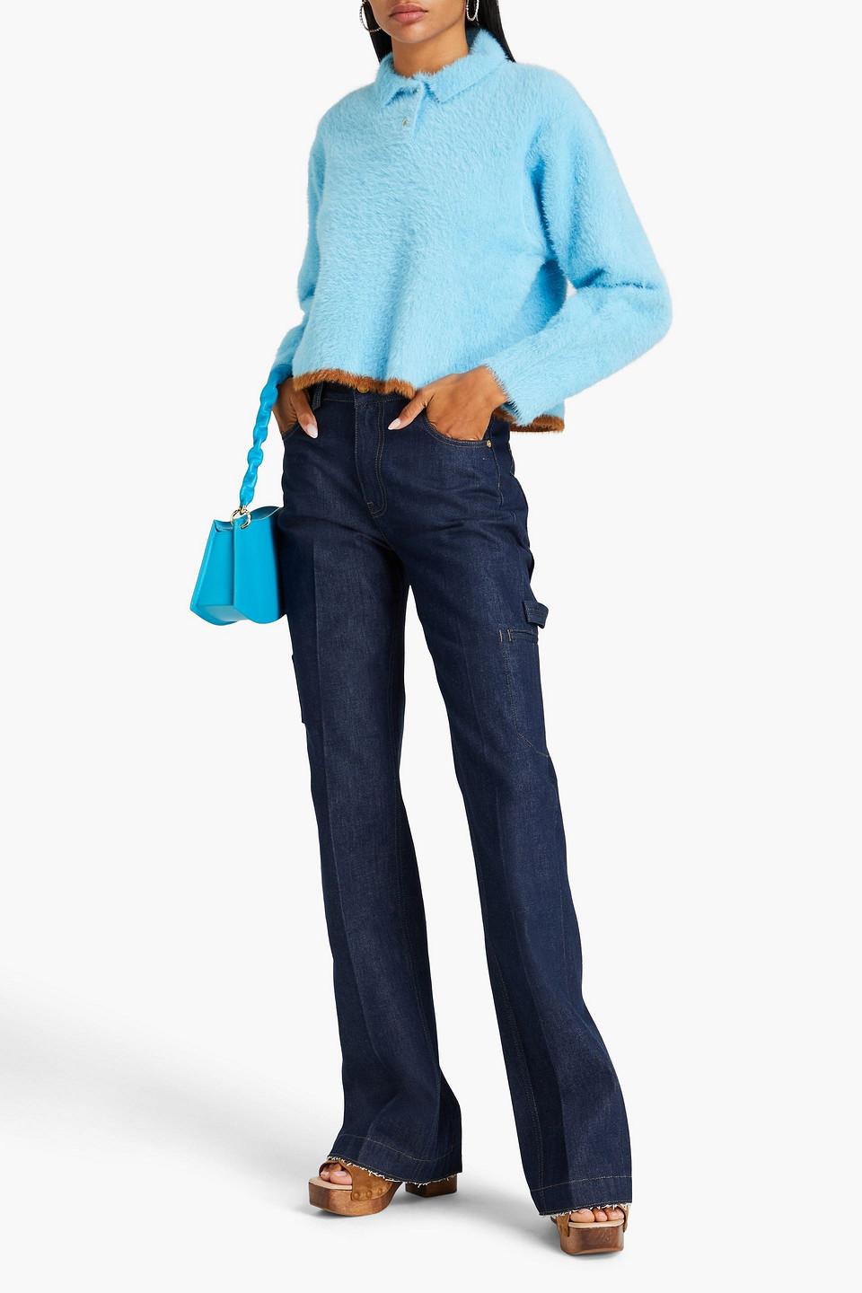Jacquemus Papier High-rise Straight-leg Jeans in Blue | Lyst Jacquemus Papier High-rise Straight-leg Jeans in Blue | Lyst