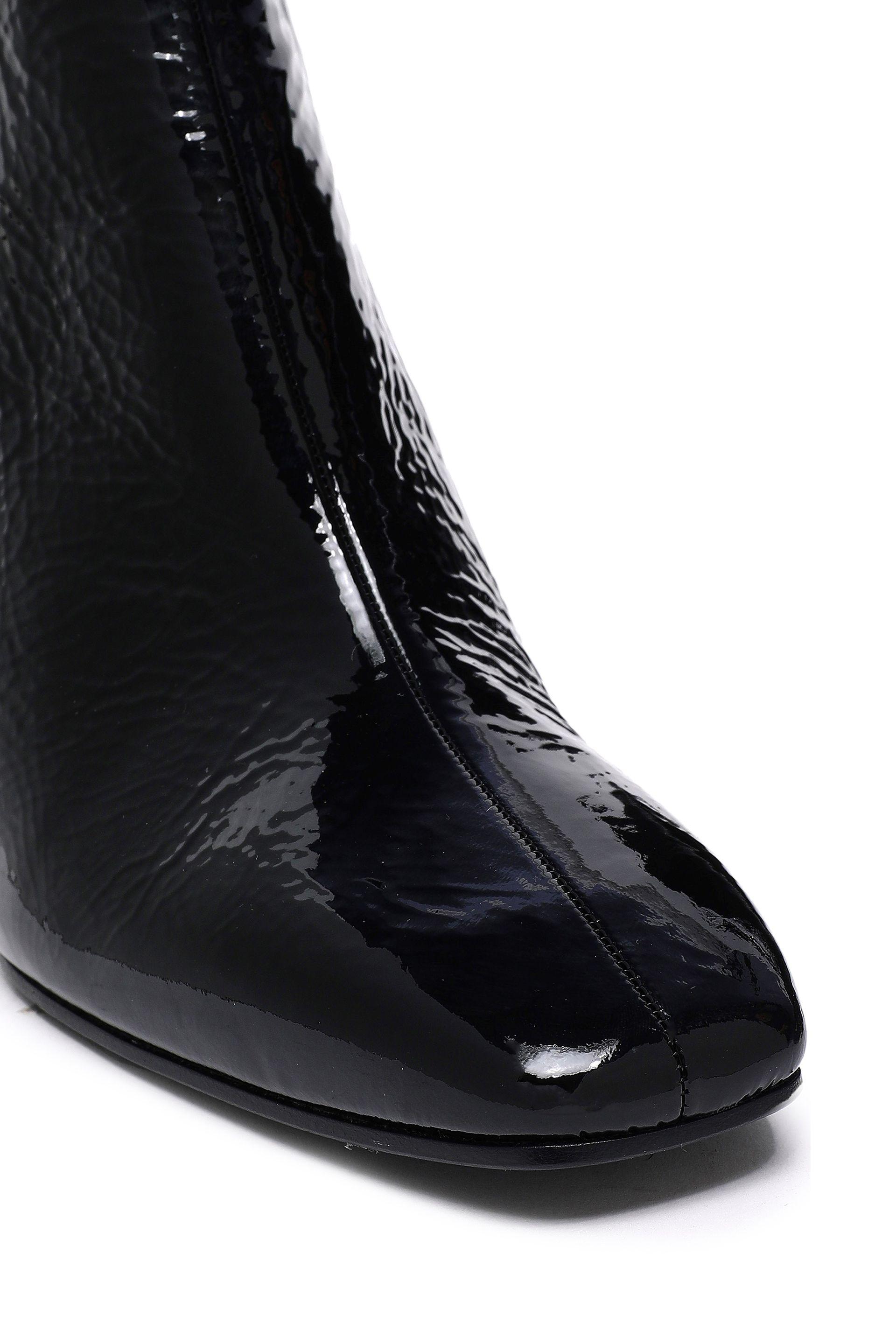 Rag &amp; Bone Crinkled Patentleather Ankle Boots Black Lyst