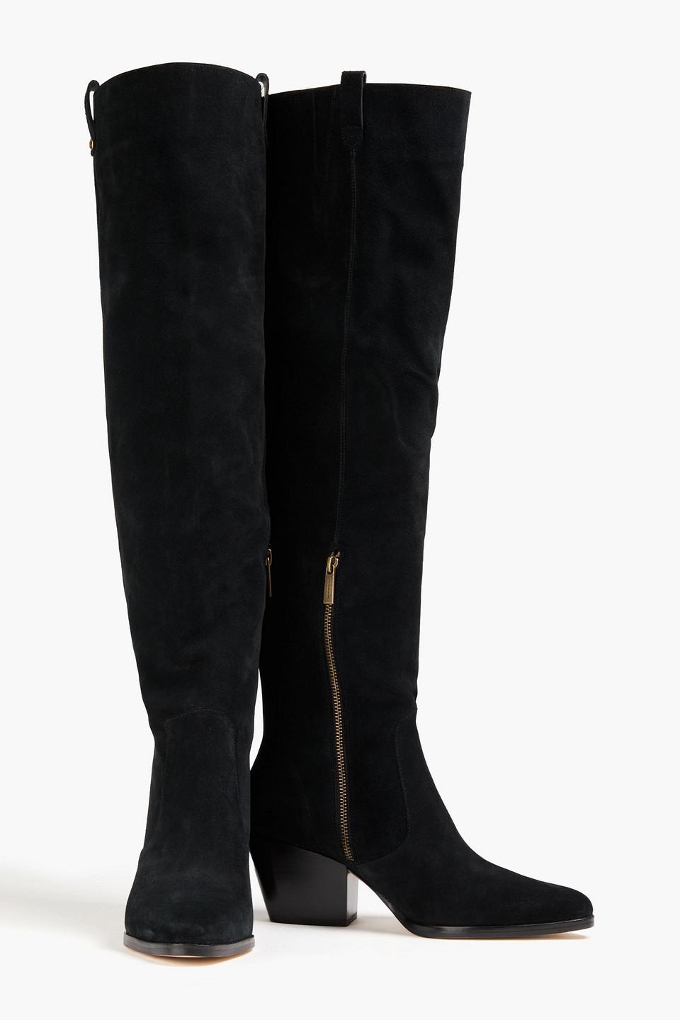 Michael kors suede over the knee boots 2025
