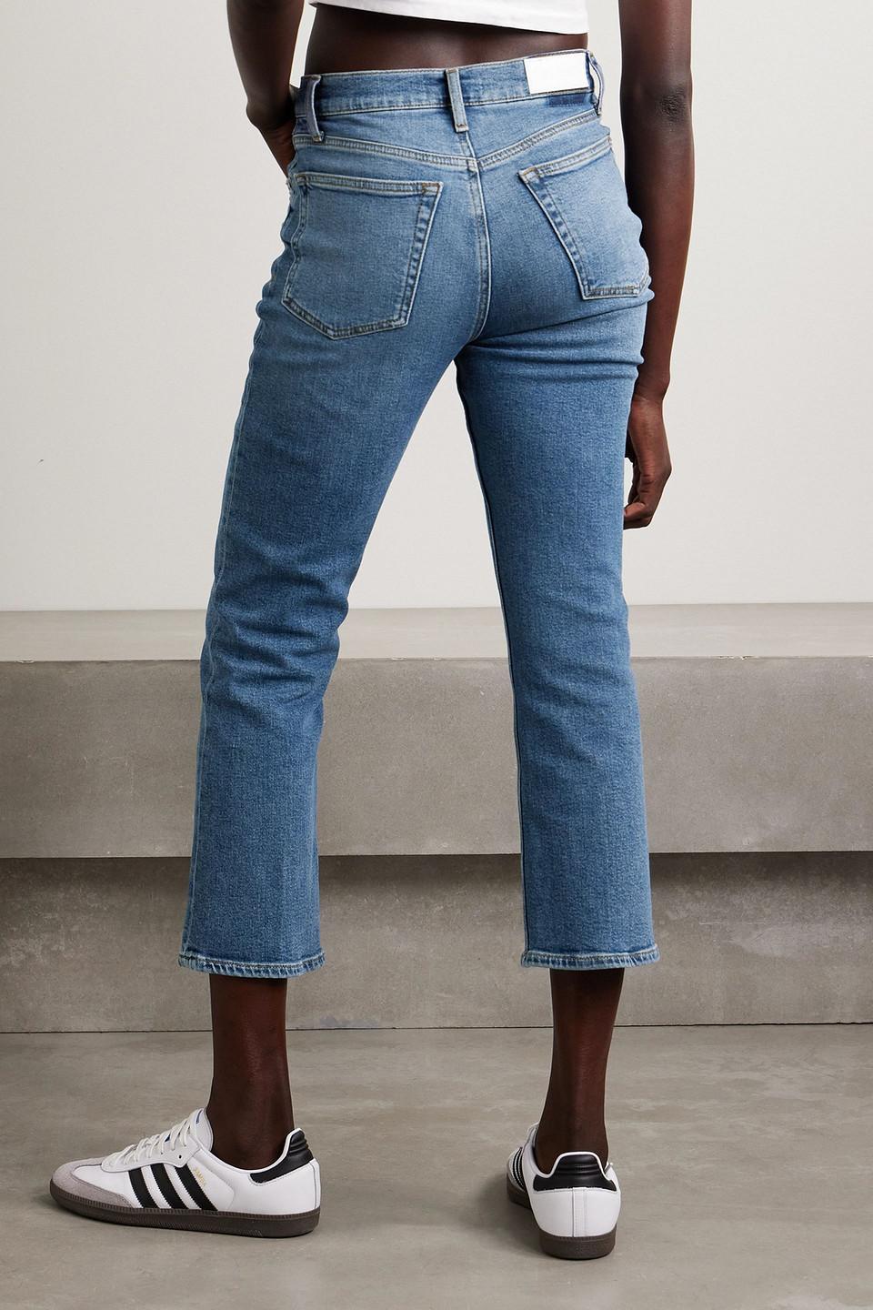 Crop Bootcut Jeans 70s Bootcut Redone RE/DONE 70s Cropped High