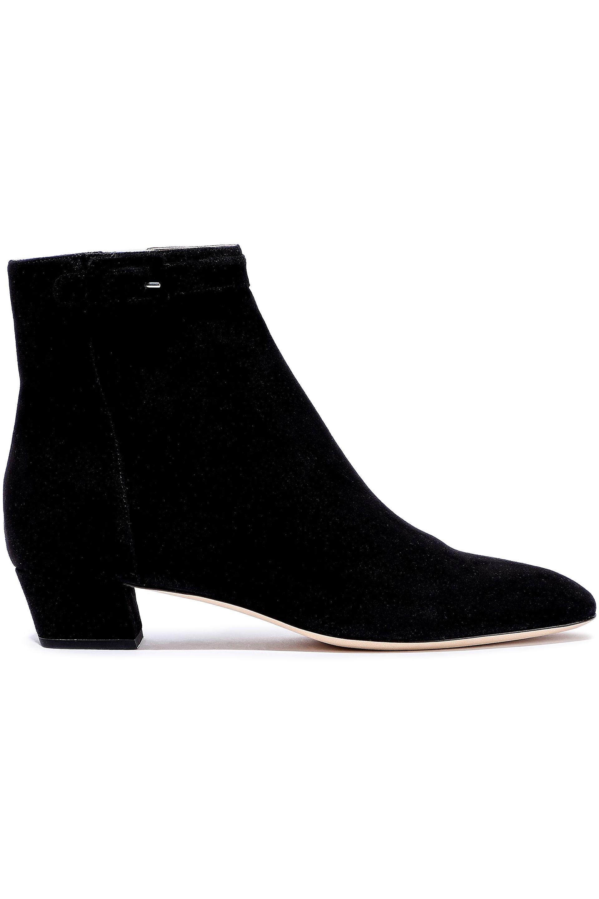 sergio rossi suede ankle boots
