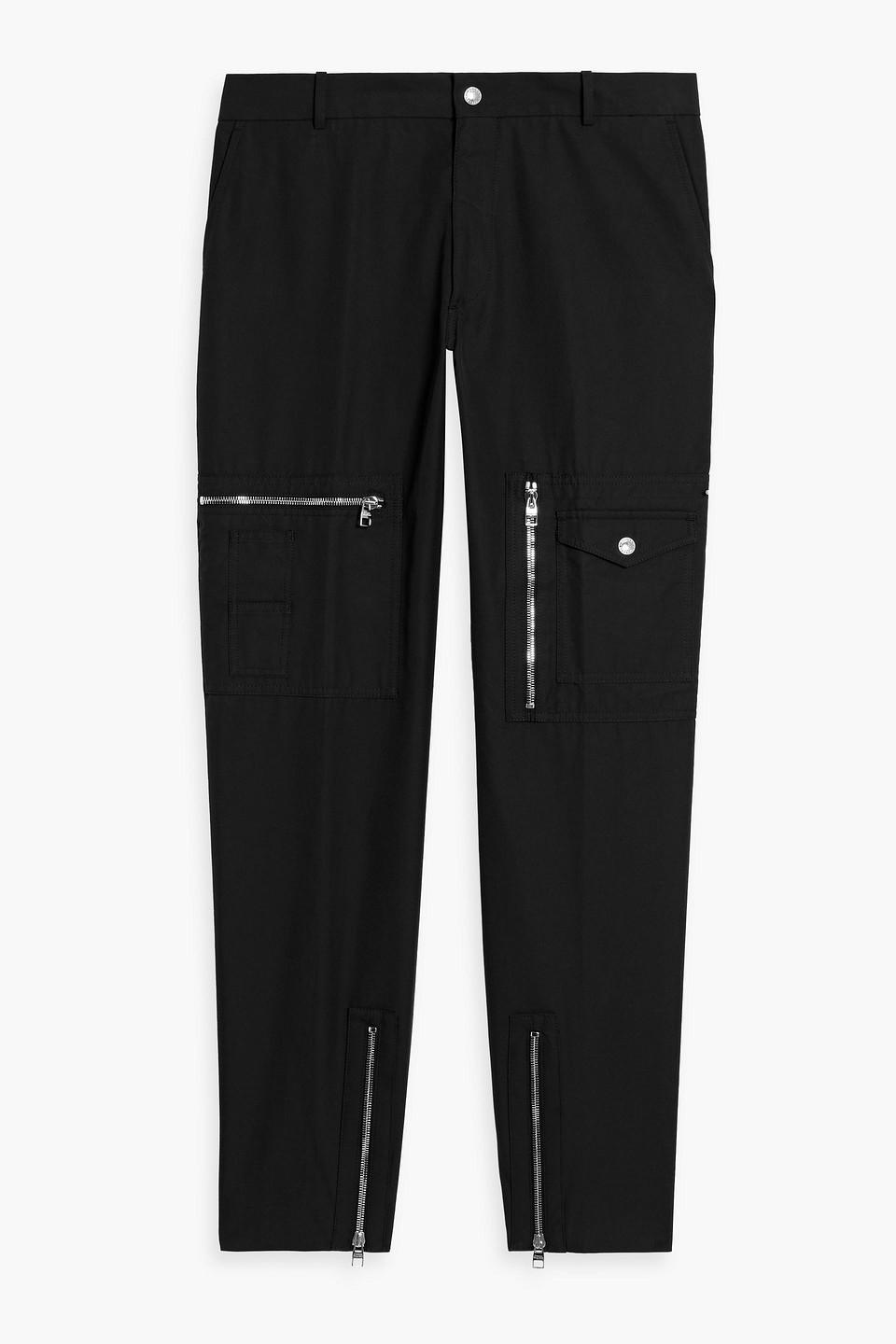 Men's Luxury Pants - Alexander McQueen Black Cargo Pants