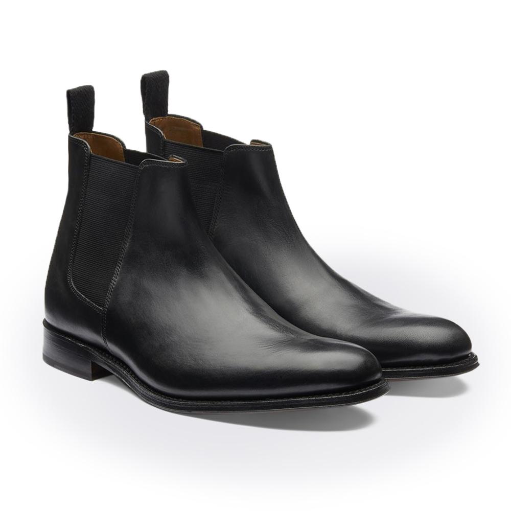 Grenson Declan Classic Chelsea Black Leather Boots for Men - Lyst