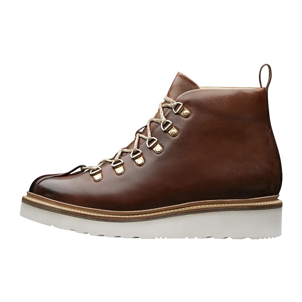 Grenson Brown Leather Bobby Hiking Boots for Men Lyst