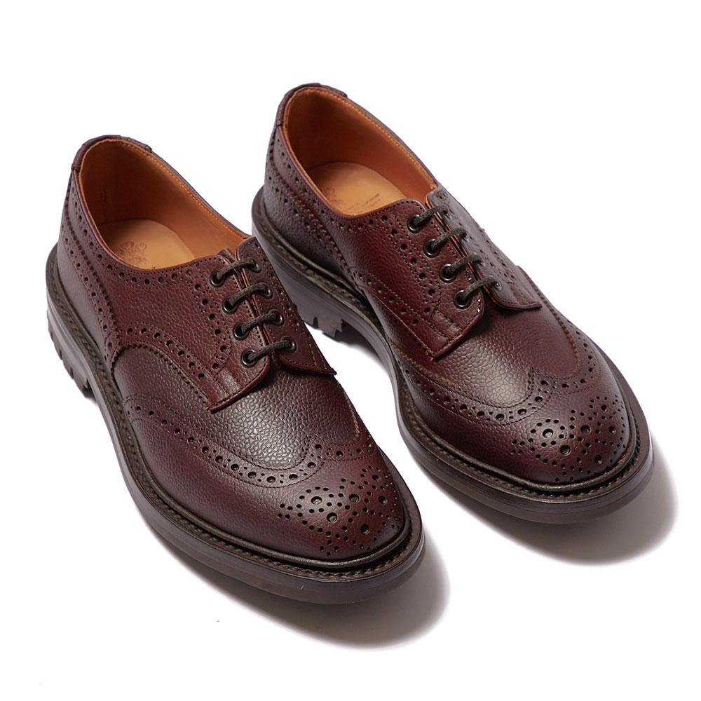 Tricker's Ilkley Brown Zug Grain Leather Wingtip Brogues for Men Lyst