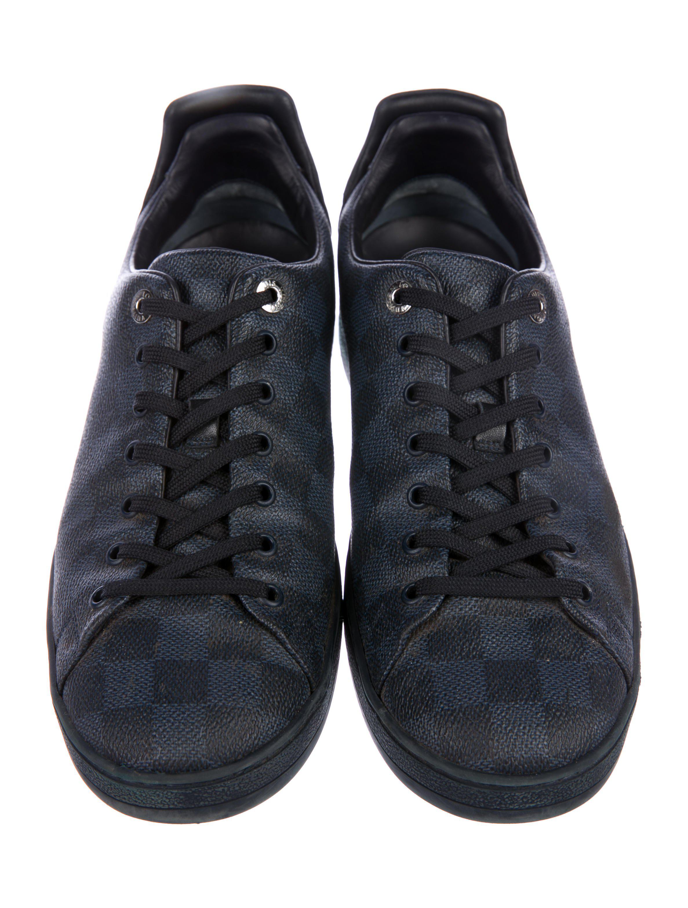 Louis Vuitton Men's Casual Shoes Sneakers Trainer Black | semashow.com