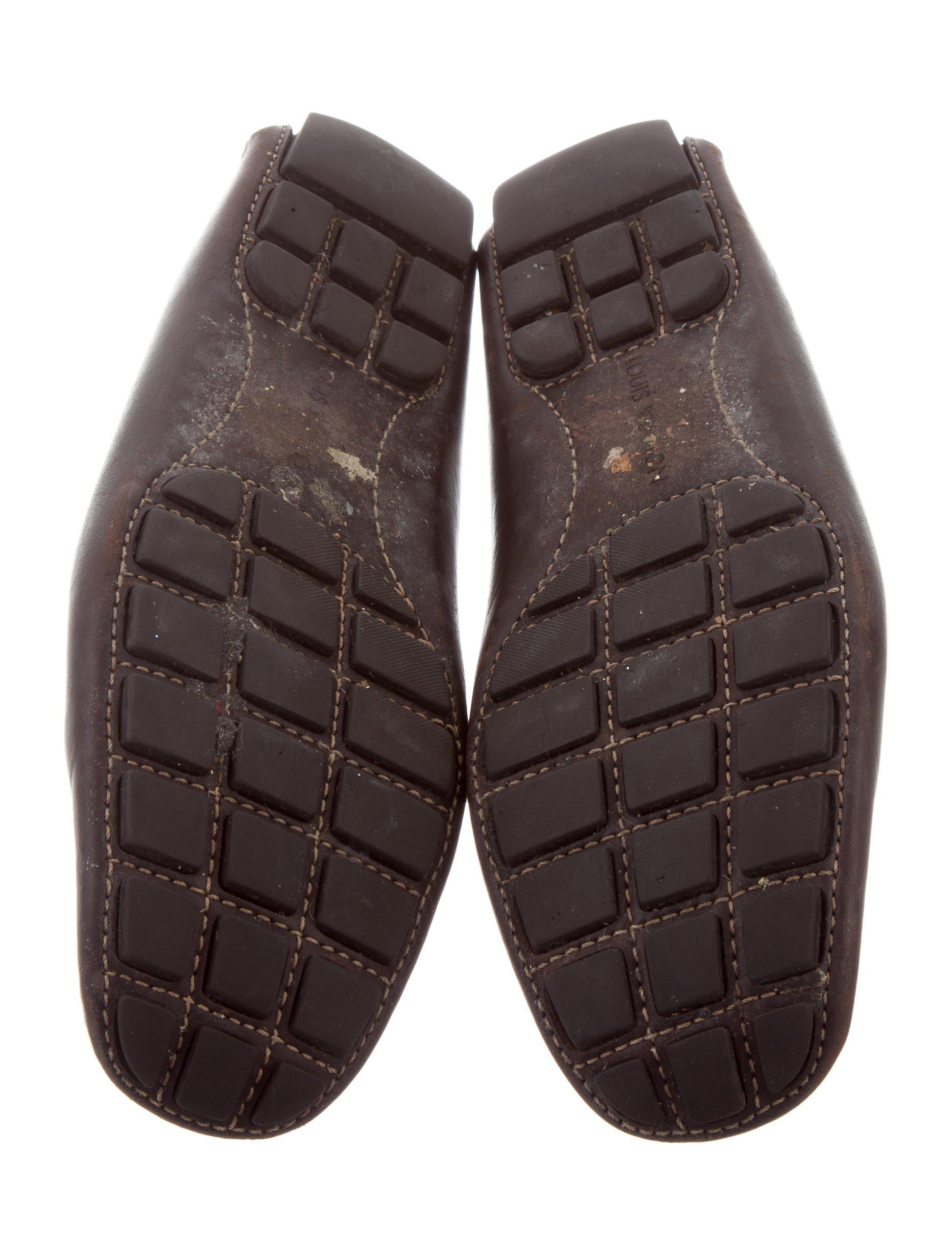 Lyst - Louis Vuitton Monte Carlo Initiales Driving Loafers Brown in Brown for Men