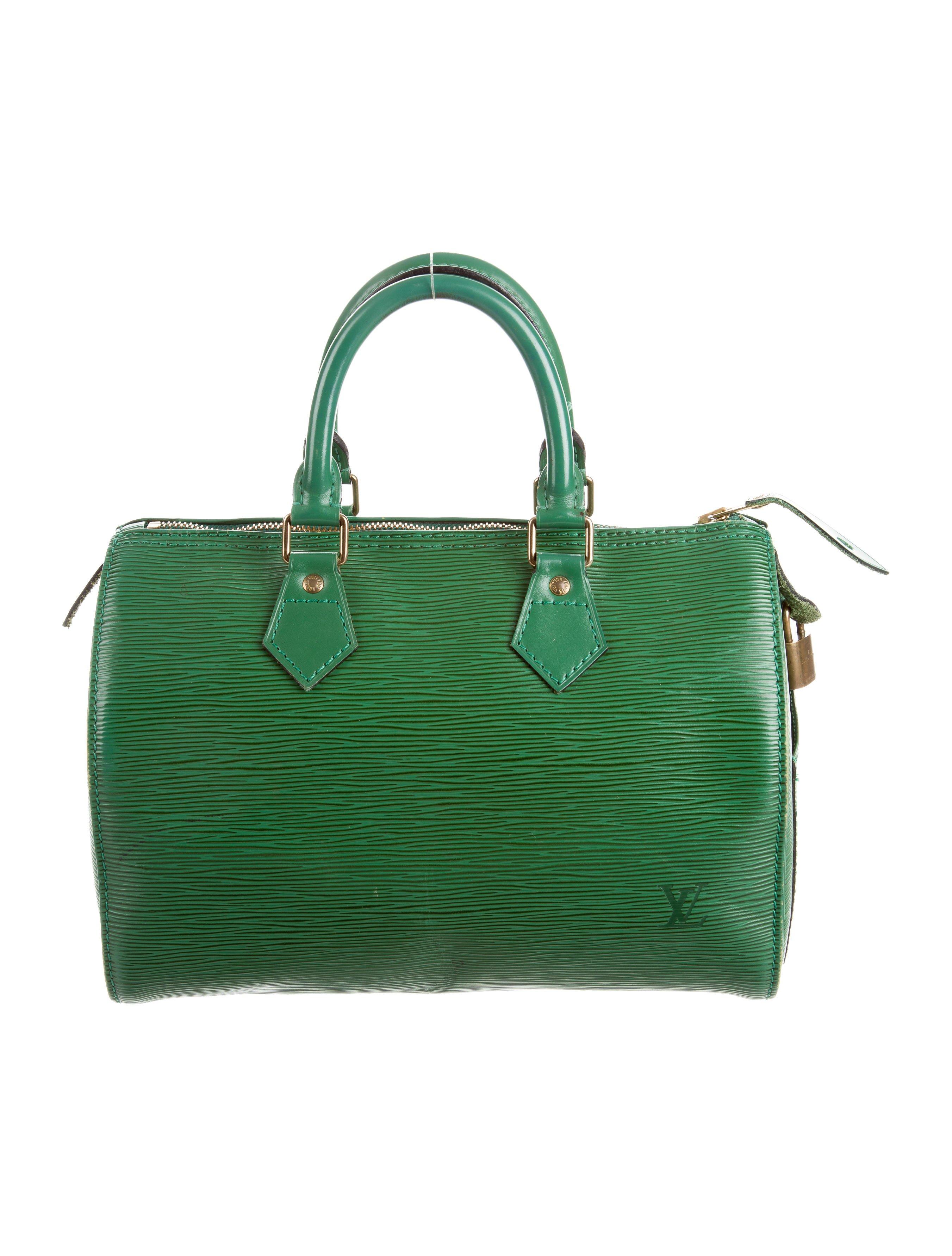 Louis Vuitton Green Epi Leather Speedy 25 - Lyst
